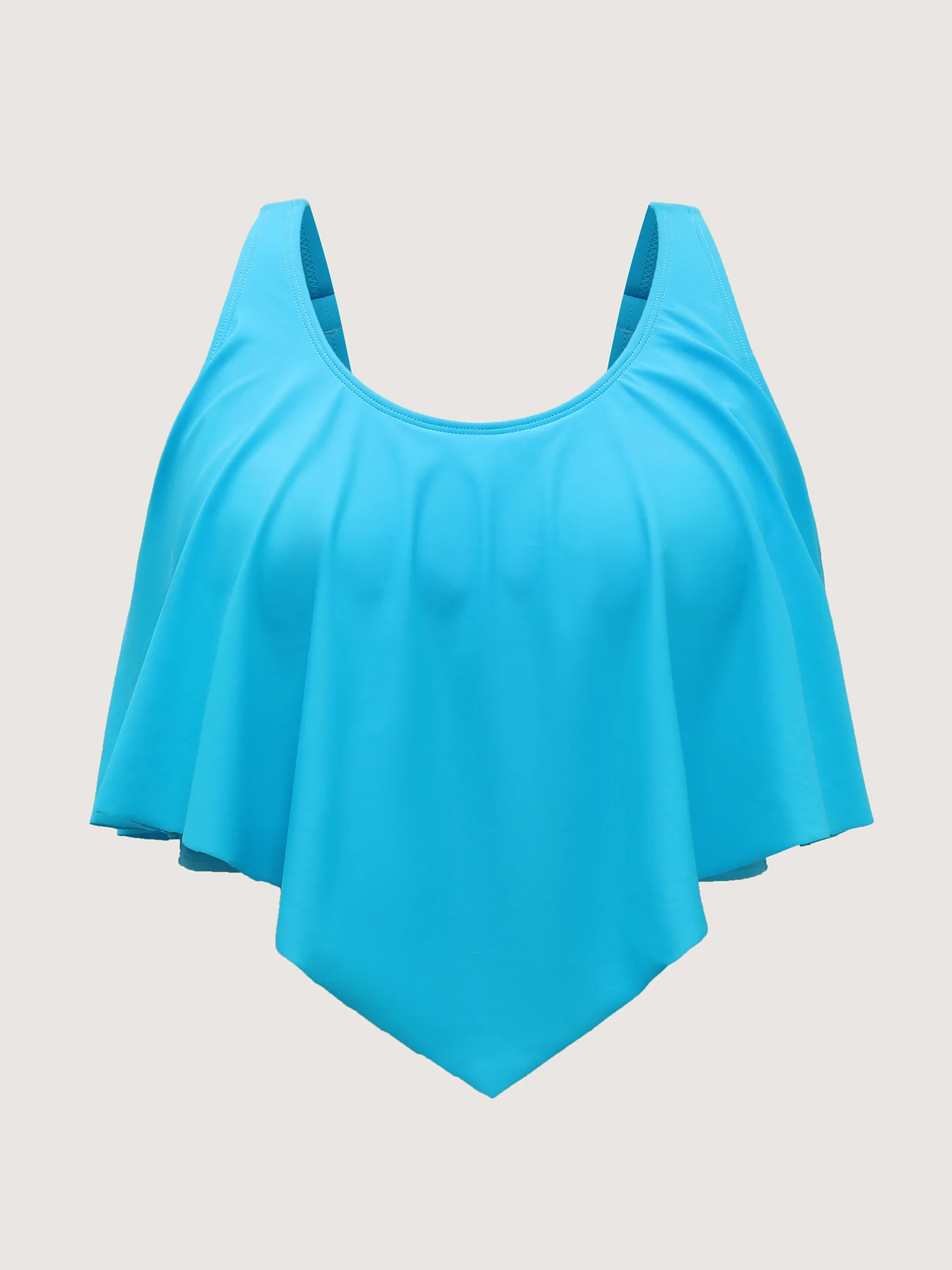 Lotus Leaf Design Flowy Swim Top - Image 7