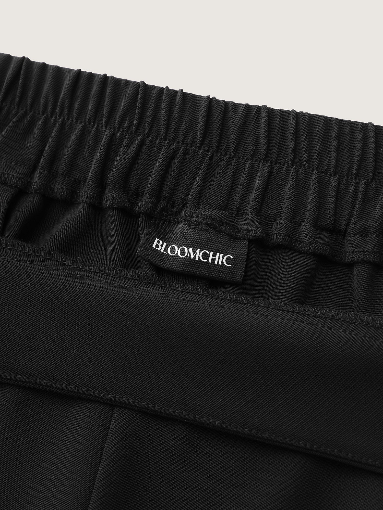 Lotus Leaf Hem Flared Hem Pants - Image 6