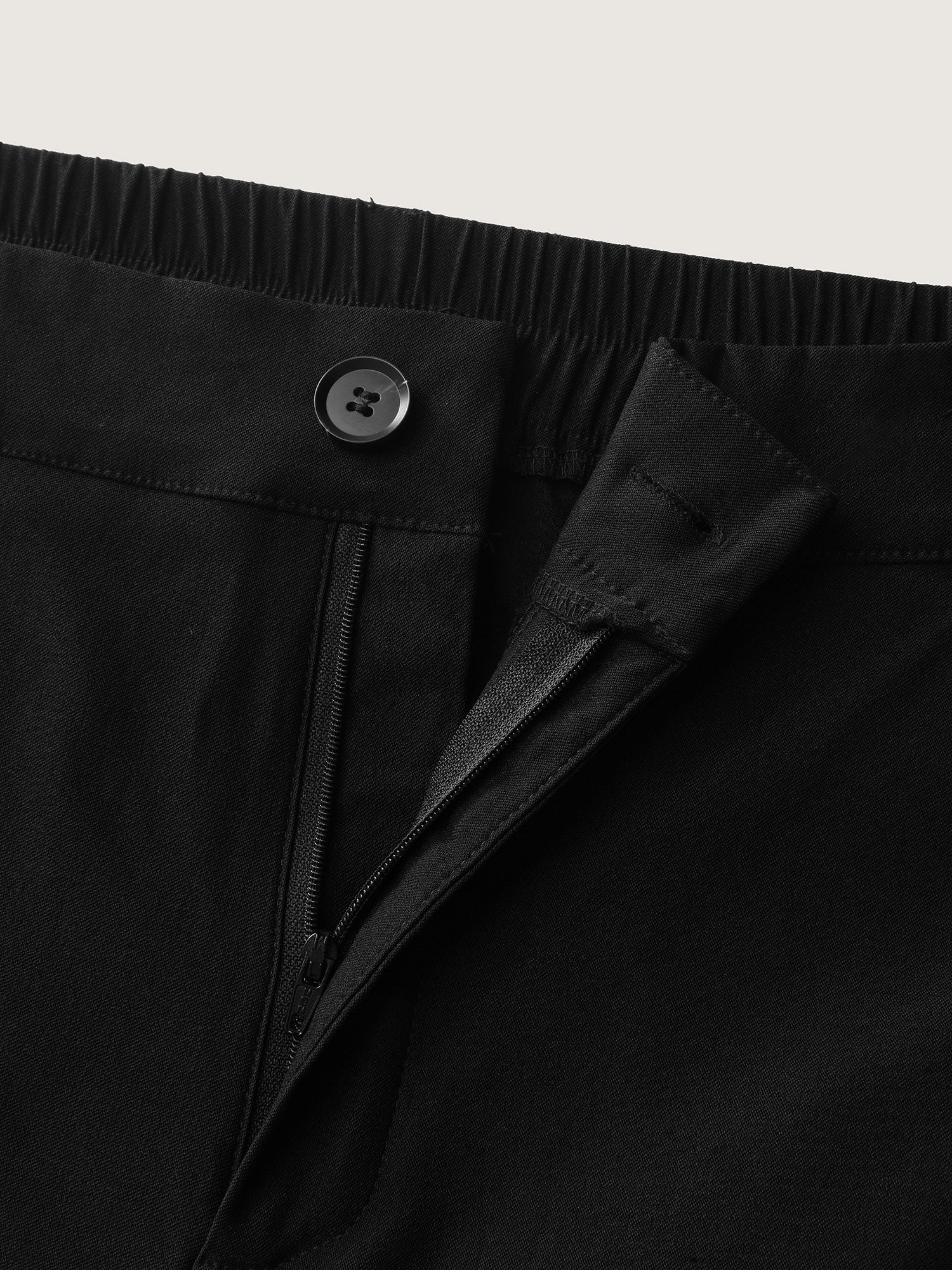 Lotus Leaf Hem Rough Edge Pants - Image 7
