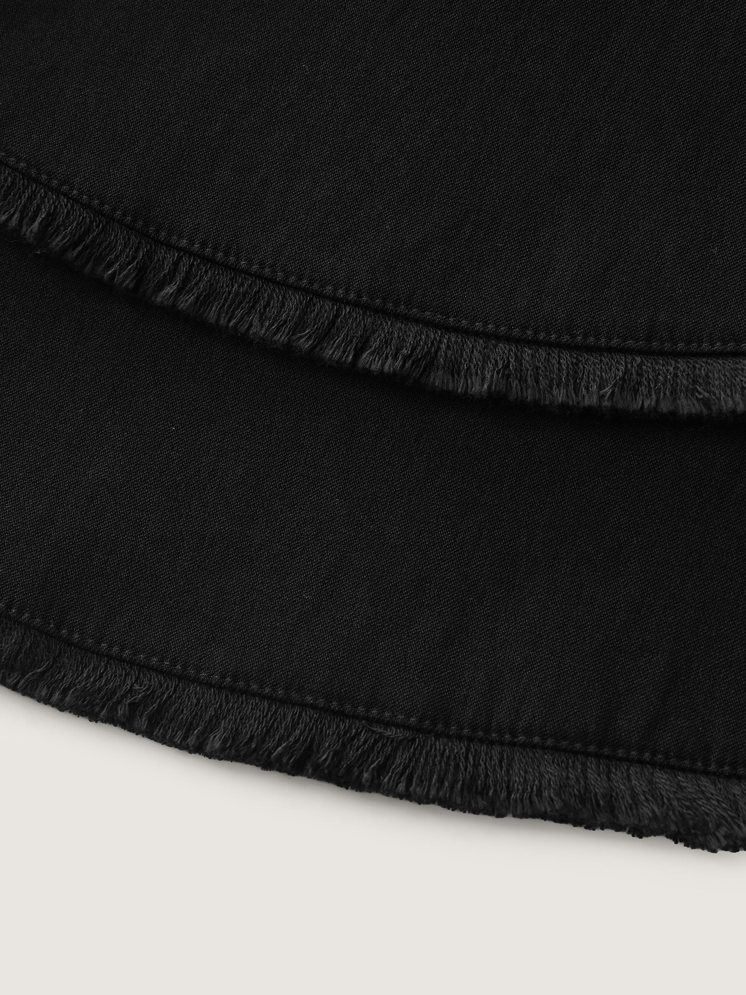 Lotus Leaf Hem Rough Edge Pants - Image 8