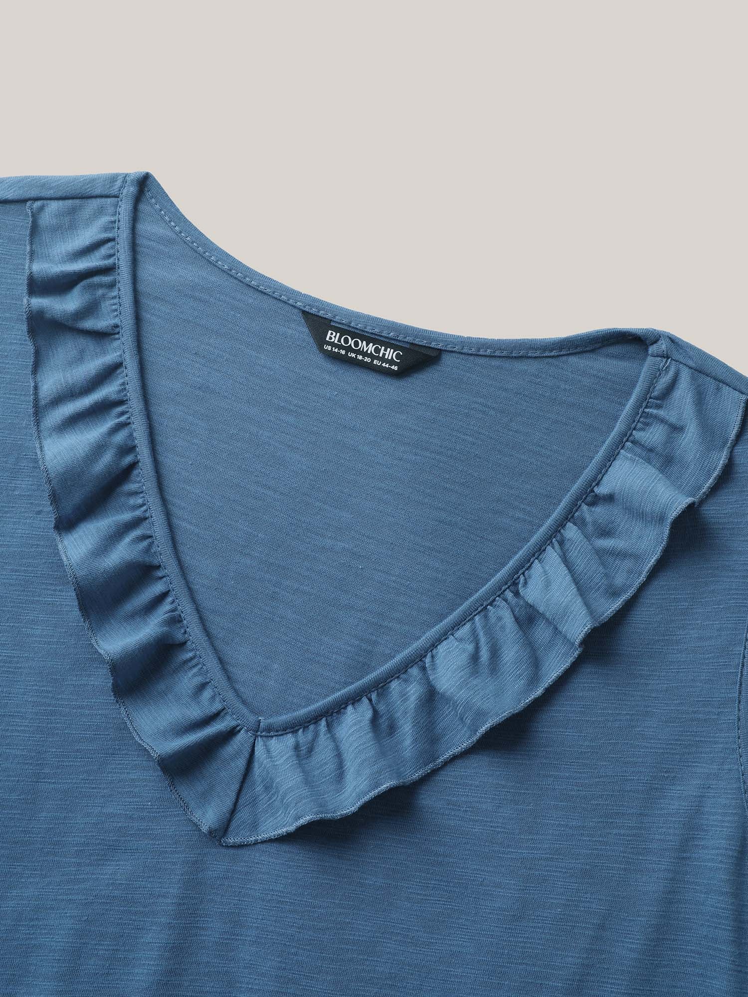Lotus Neckline Bamboo Tank Top - Image 5