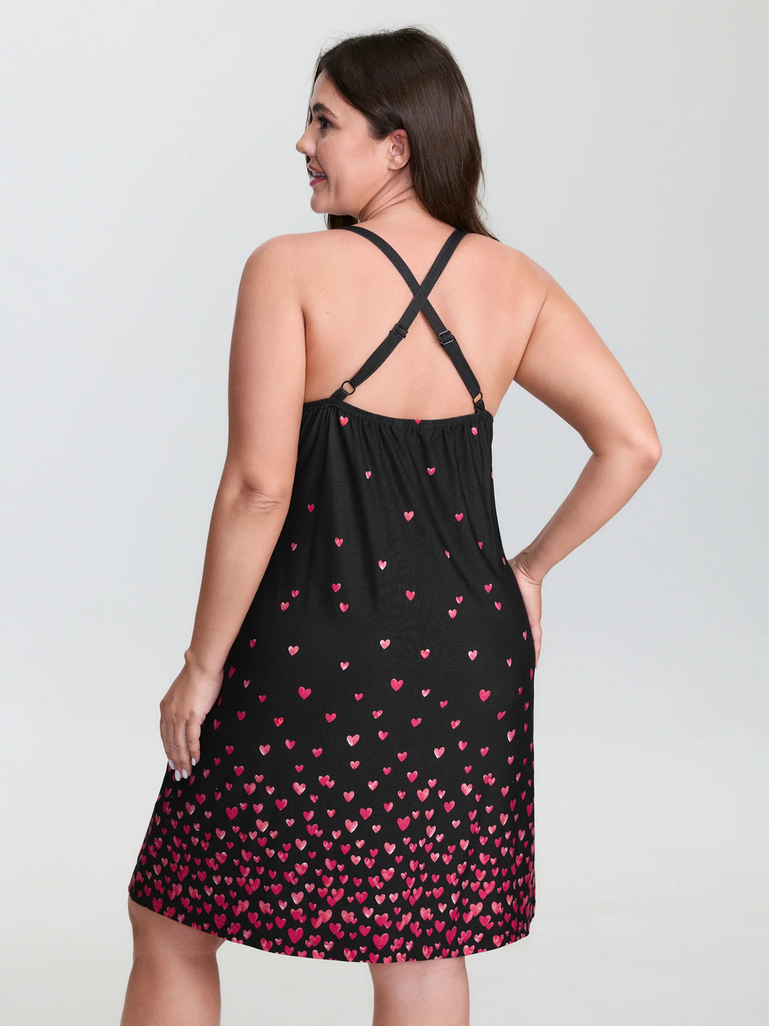 Romantic Match Stretchy Pockets Nightgown - Image 5