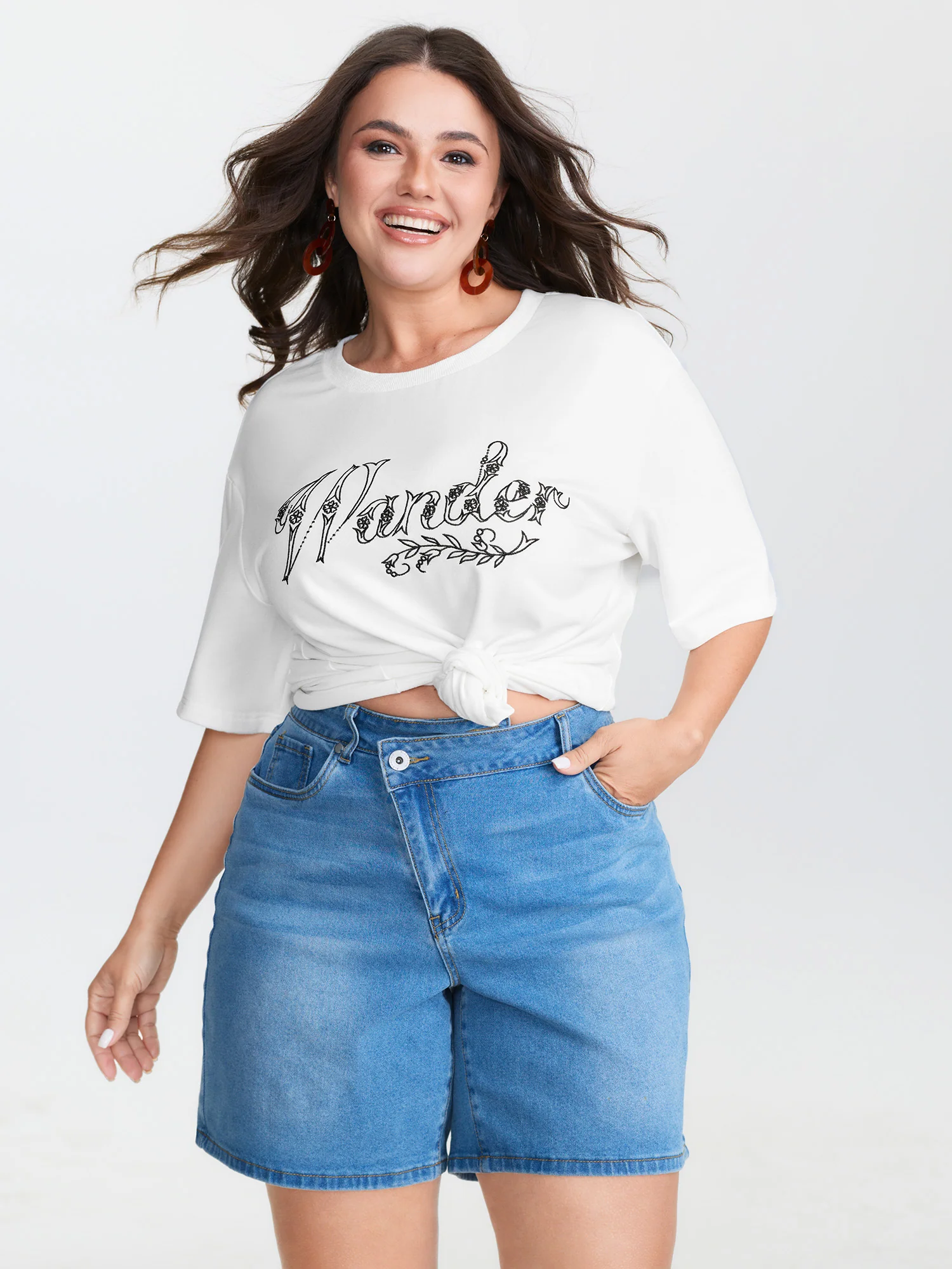 Made To Wander Embroidered T-Shirt - Image 2