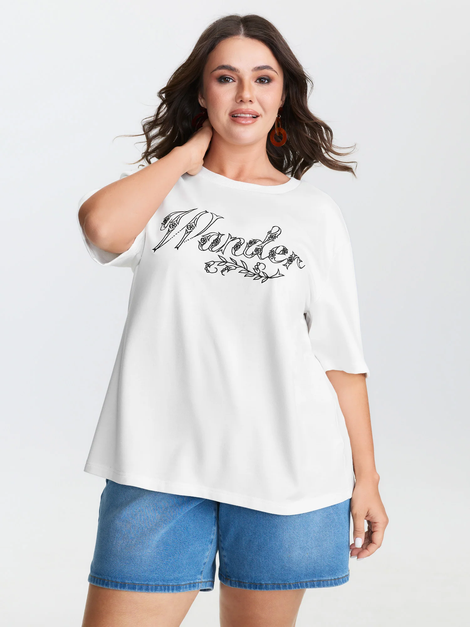 Made To Wander Embroidered T-Shirt - Image 4