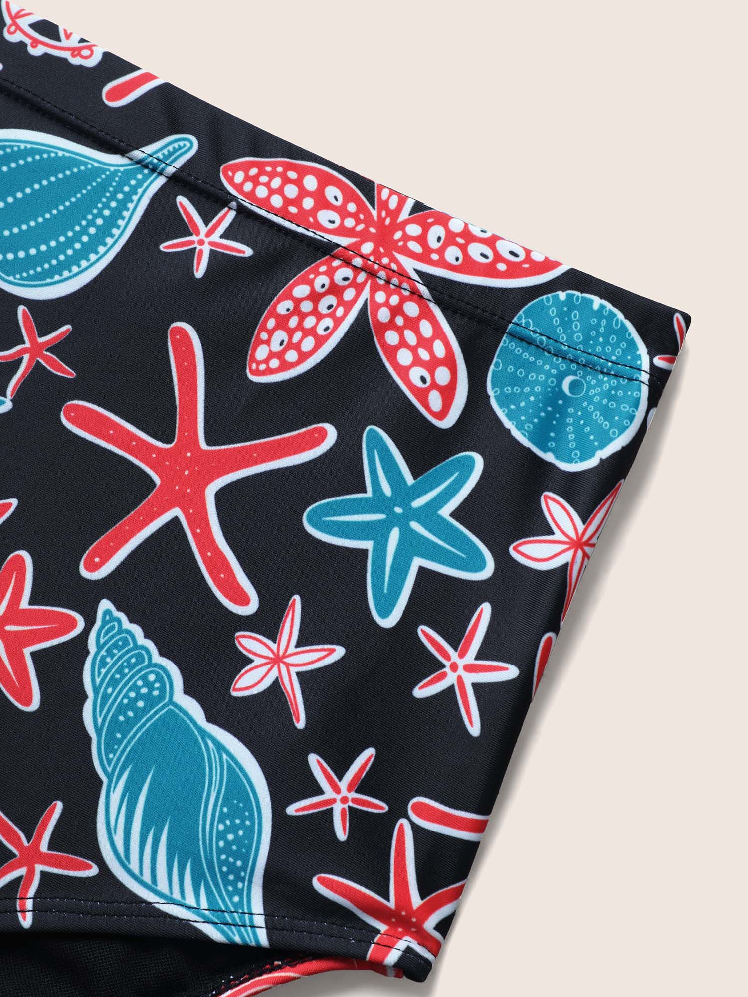 Marine Elements Twist Front Gathered Swim Dress - Image 7