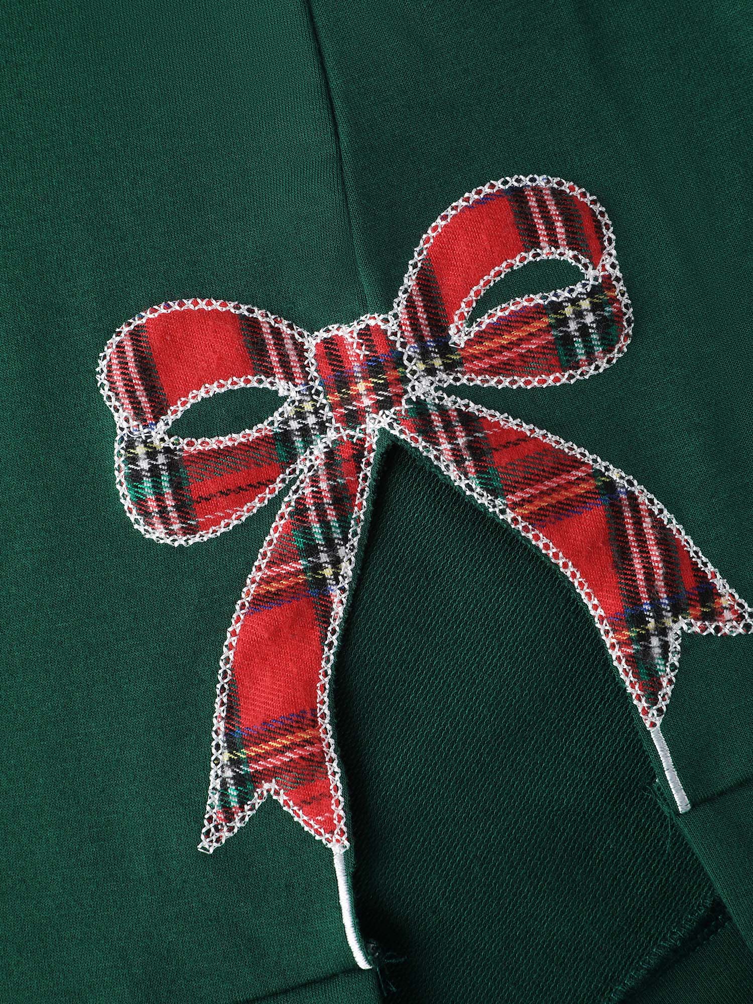 Merry Applique Embroidery Sweatshirt - Image 6