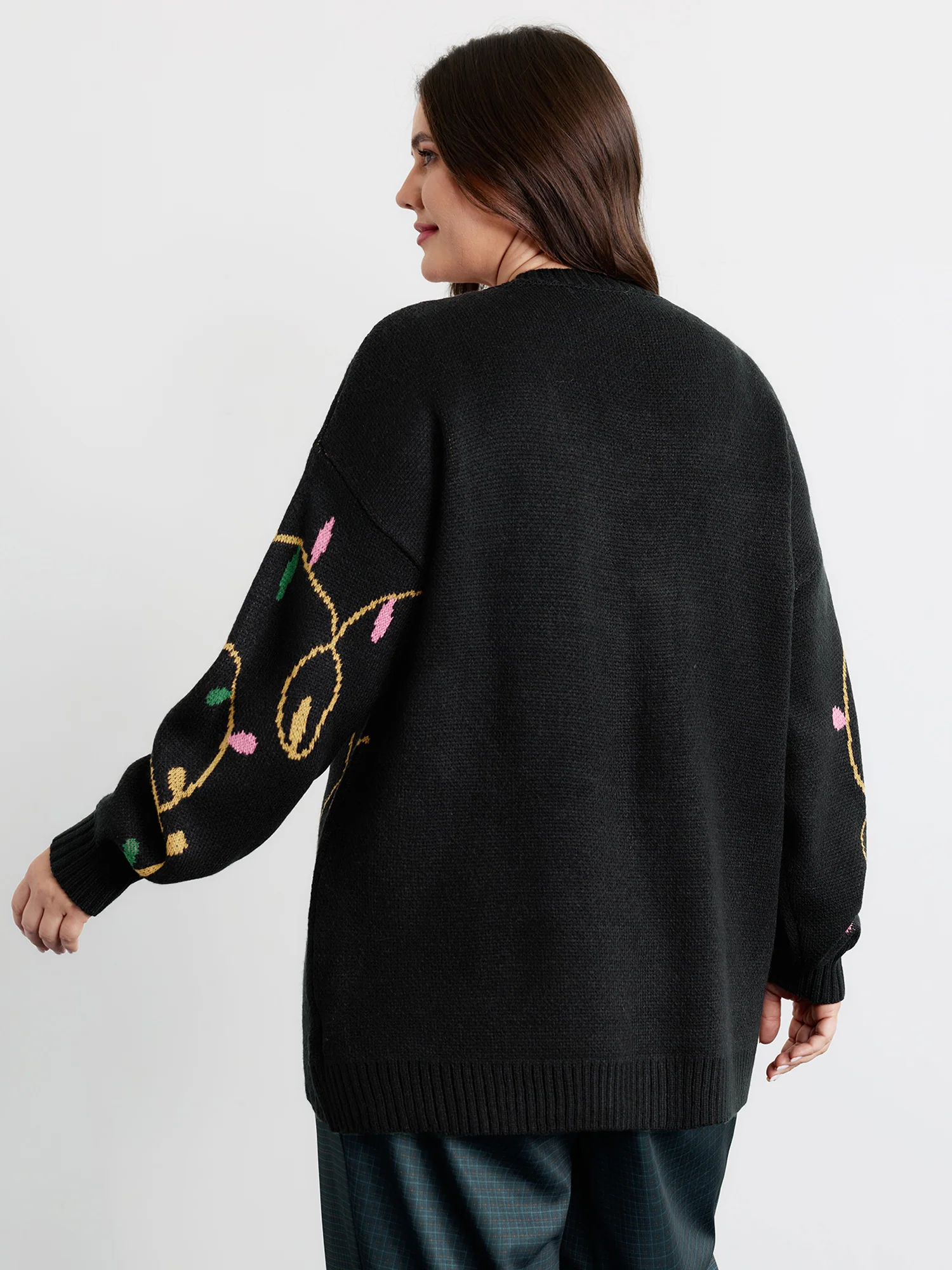 Merry Bright Button Knit Cardigan - Image 4