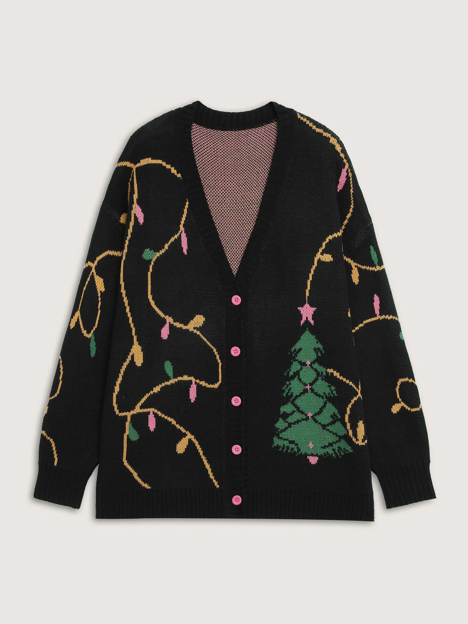 Merry Bright Button Knit Cardigan - Image 8