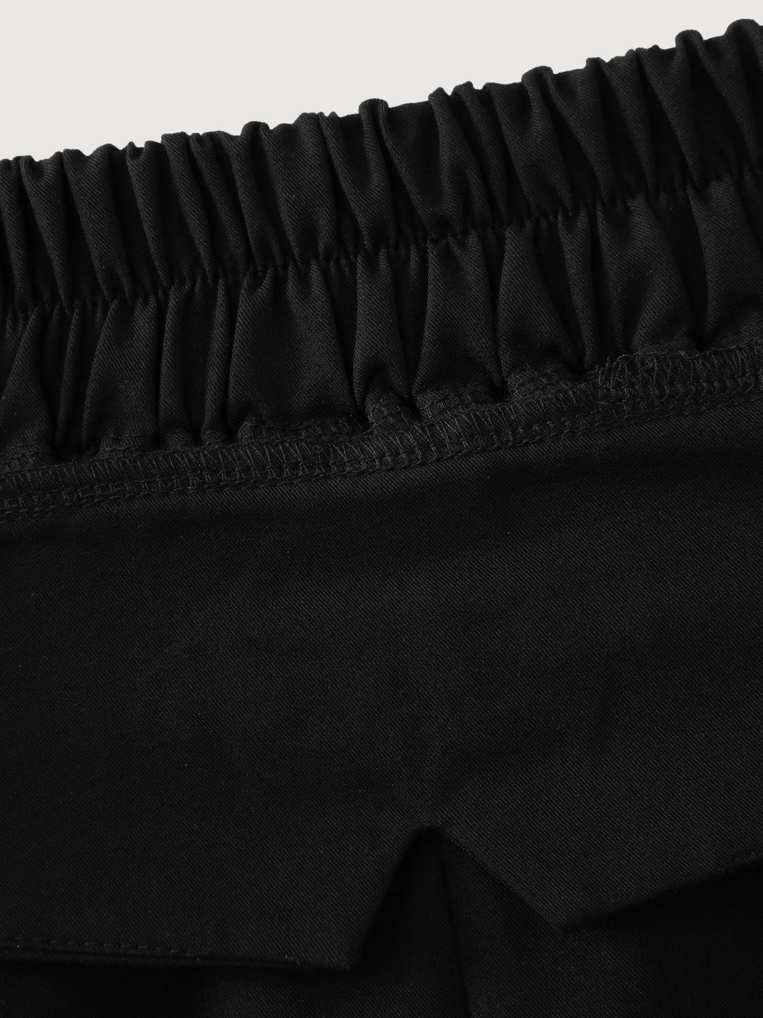 Metal Buckle Split Waistband Pants - Image 8