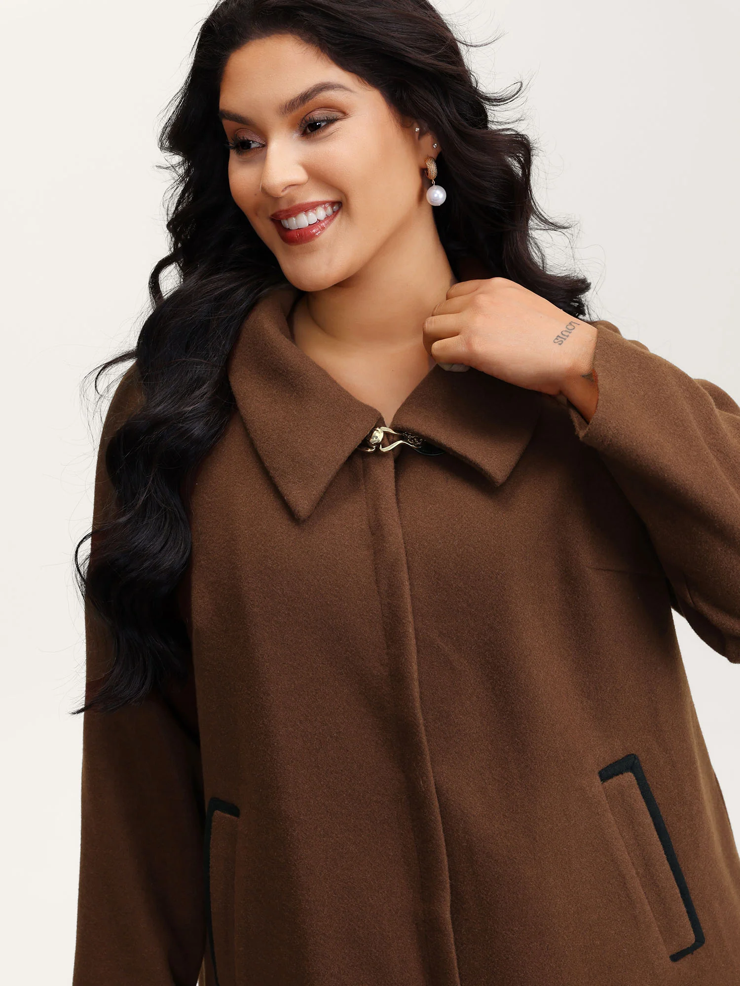 Metal Detail Pockets Jacket - Image 2