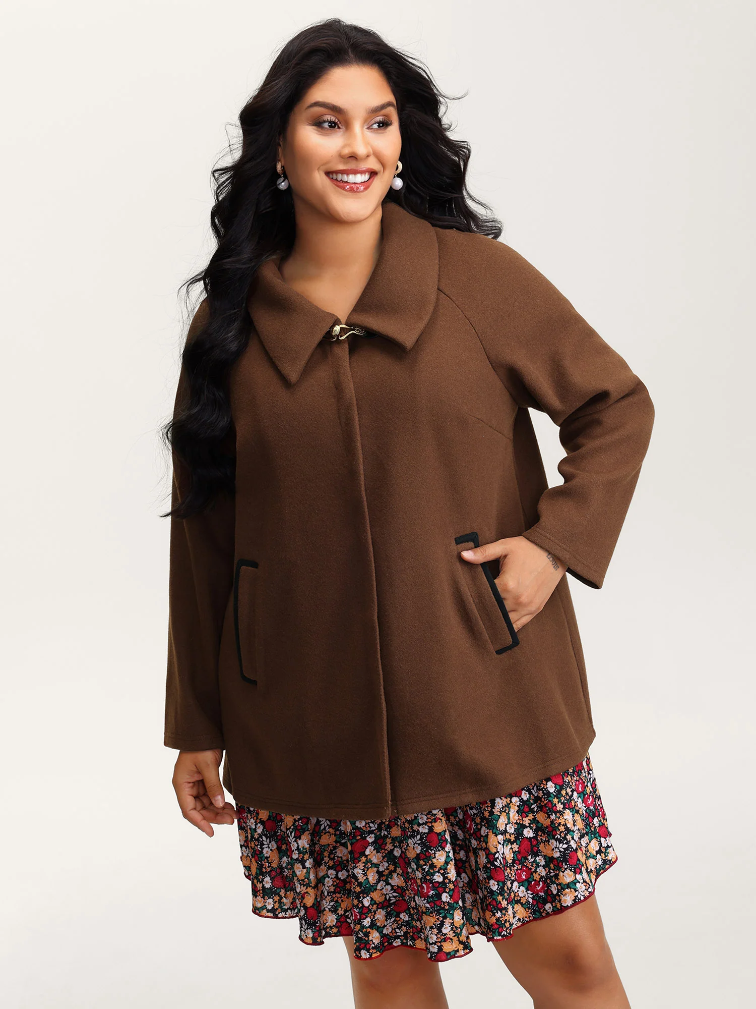 Metal Detail Pockets Jacket - Image 4