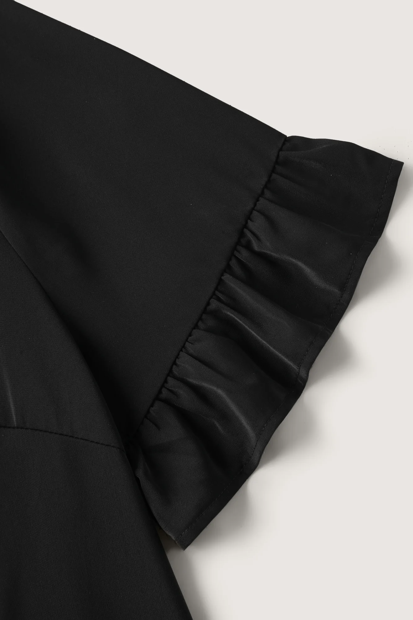 Metallic Detail Neck Cut-Out Blouse - Image 6