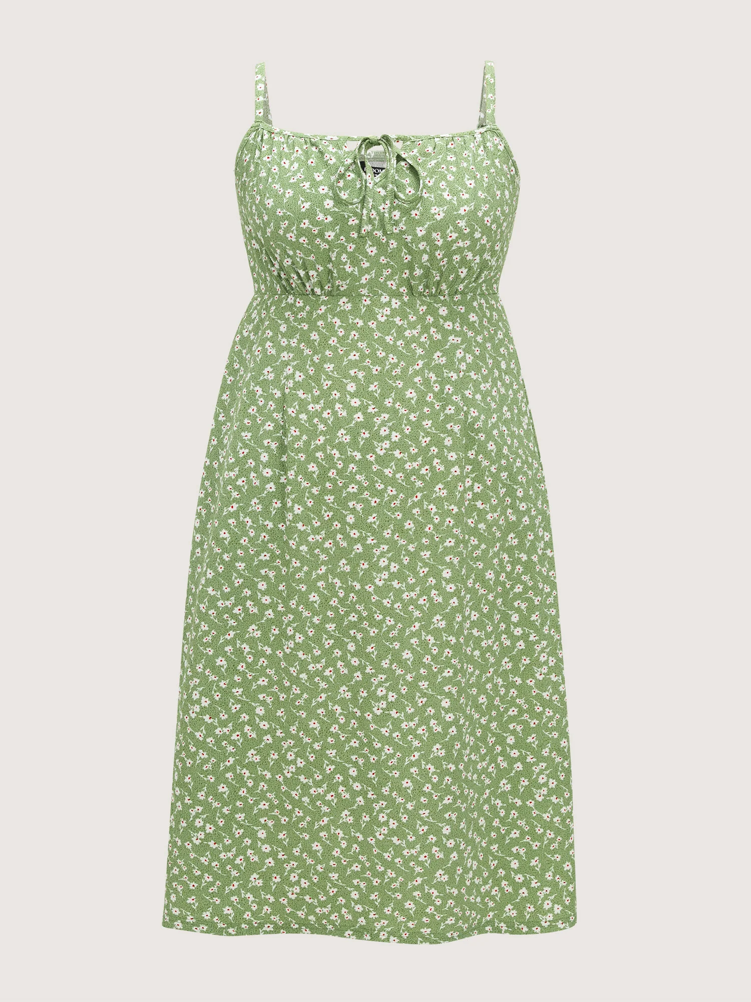 Micro Floral Print Cami Midi Dress - Image 5