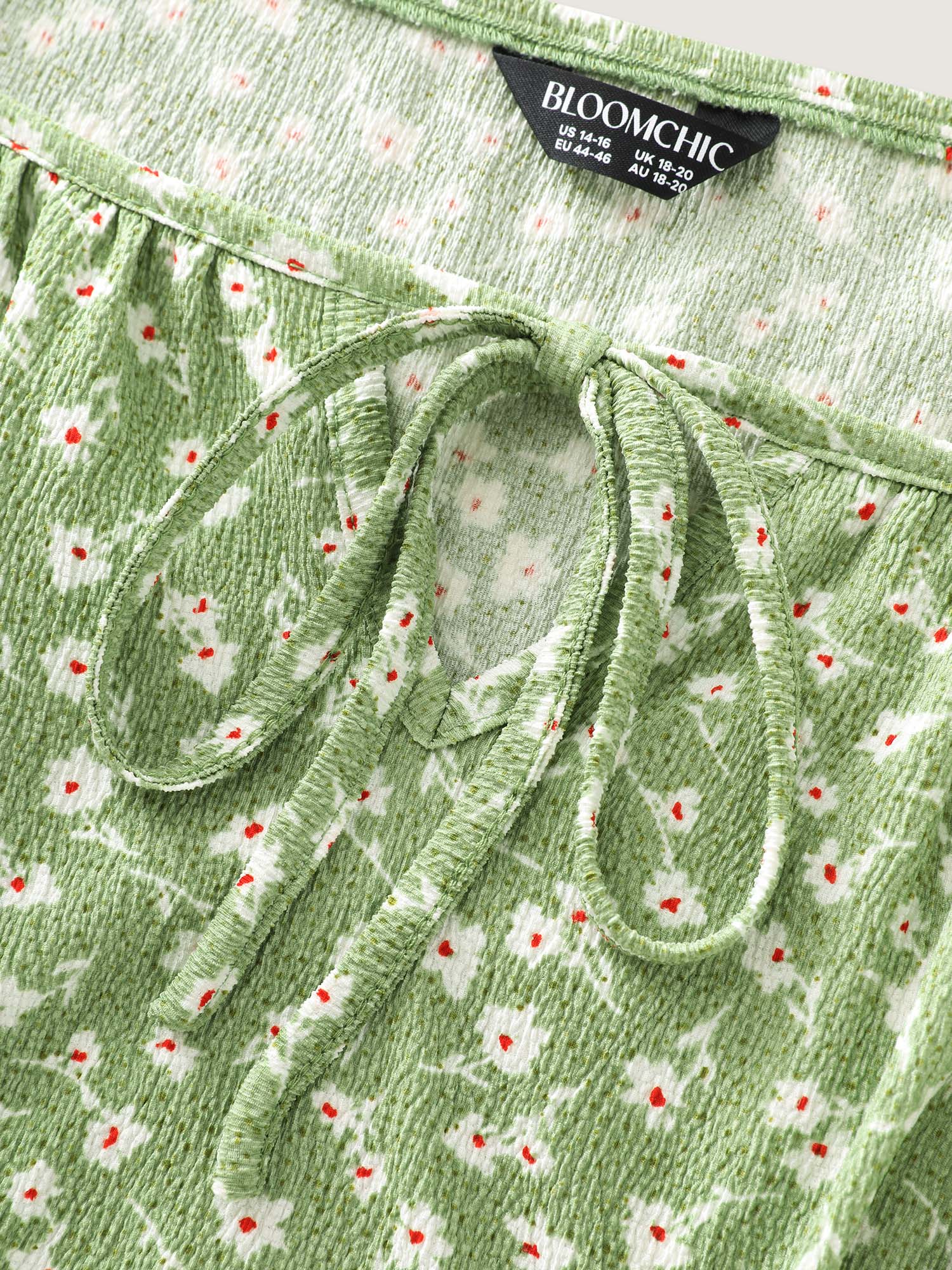 Micro Floral Print Cami Midi Dress - Image 6