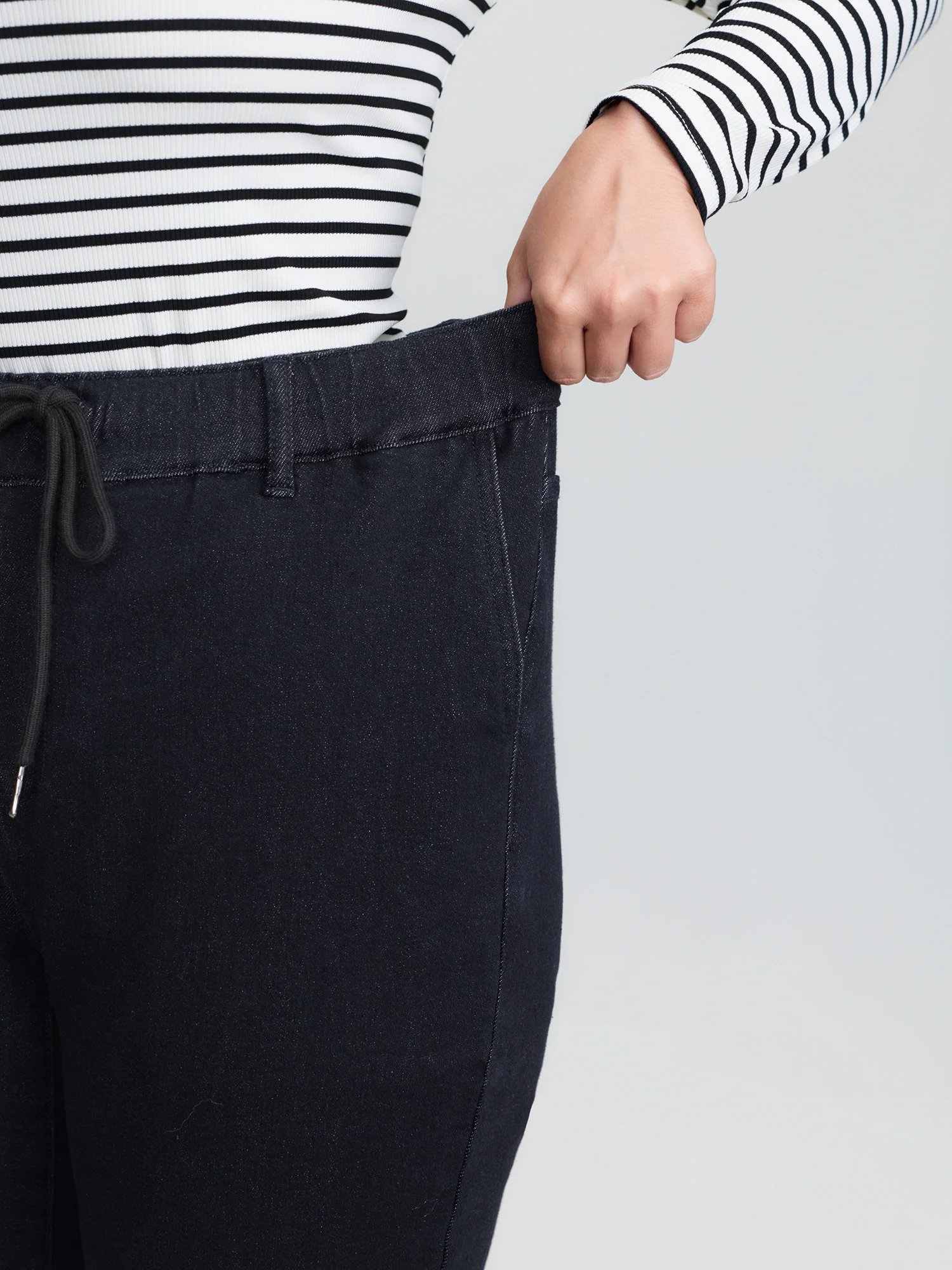 Supersoft Cinched Stretchy Waist Skinny-Fit Jeans - Image 4