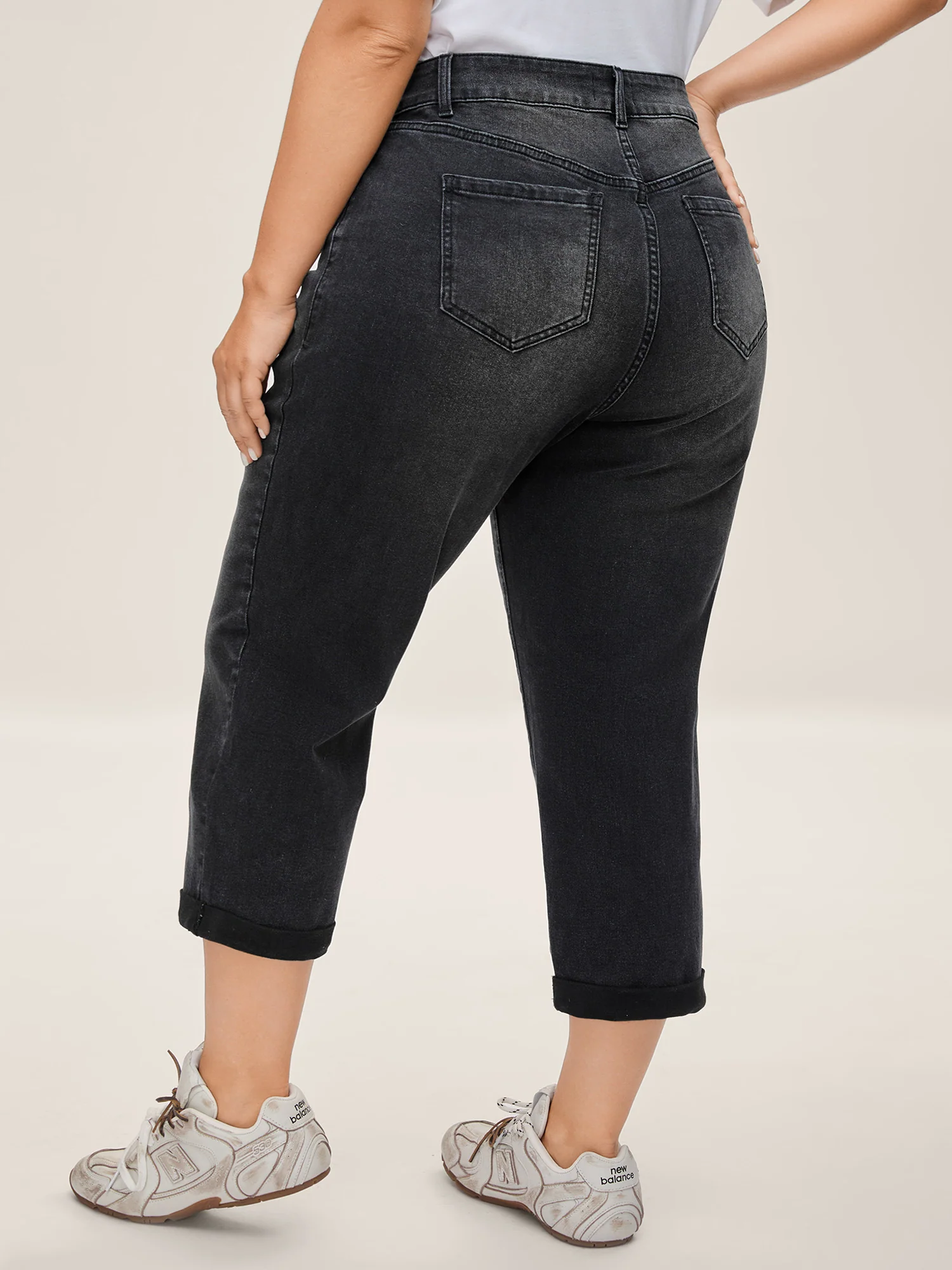 Mid Rise Boyfriend Jeans - Image 5