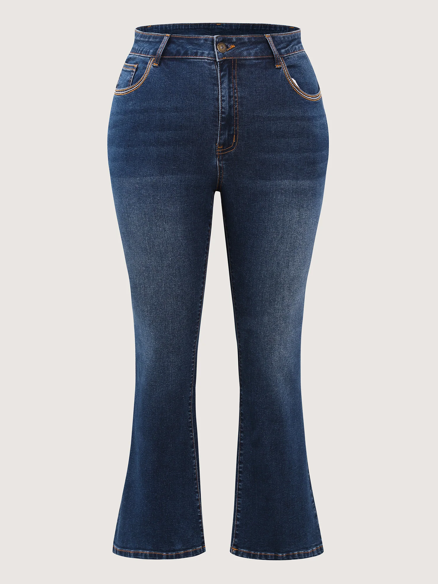 Thigh-Friendly High-Rise Flared Jeans - Image 7