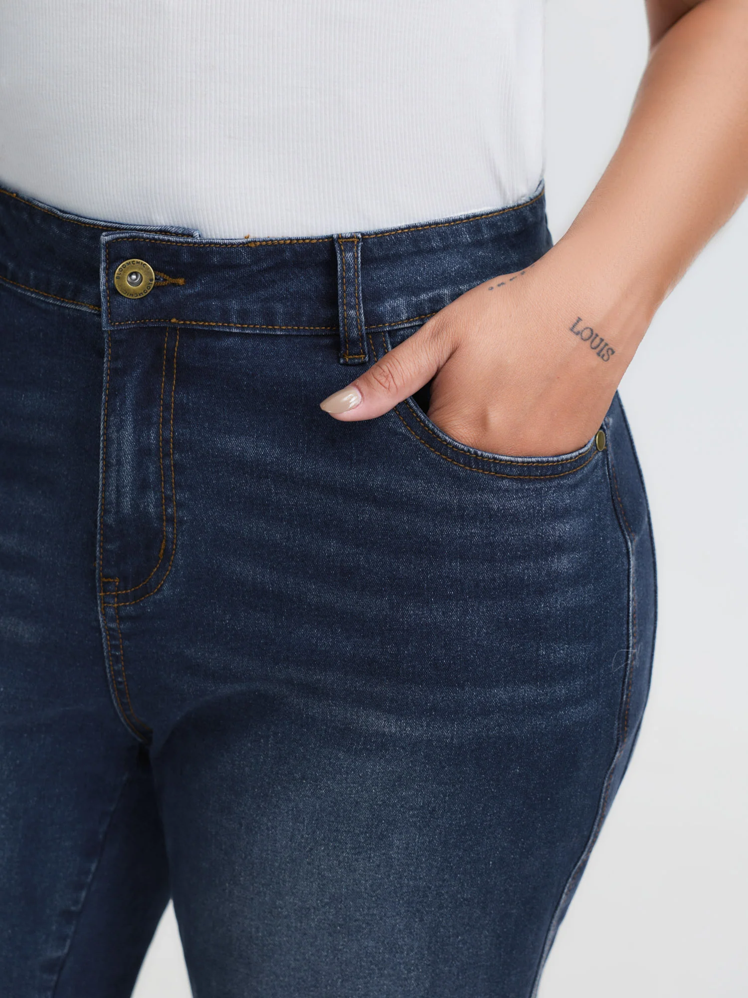 Thigh-Friendly High-Rise Flare Jeans - Image 3