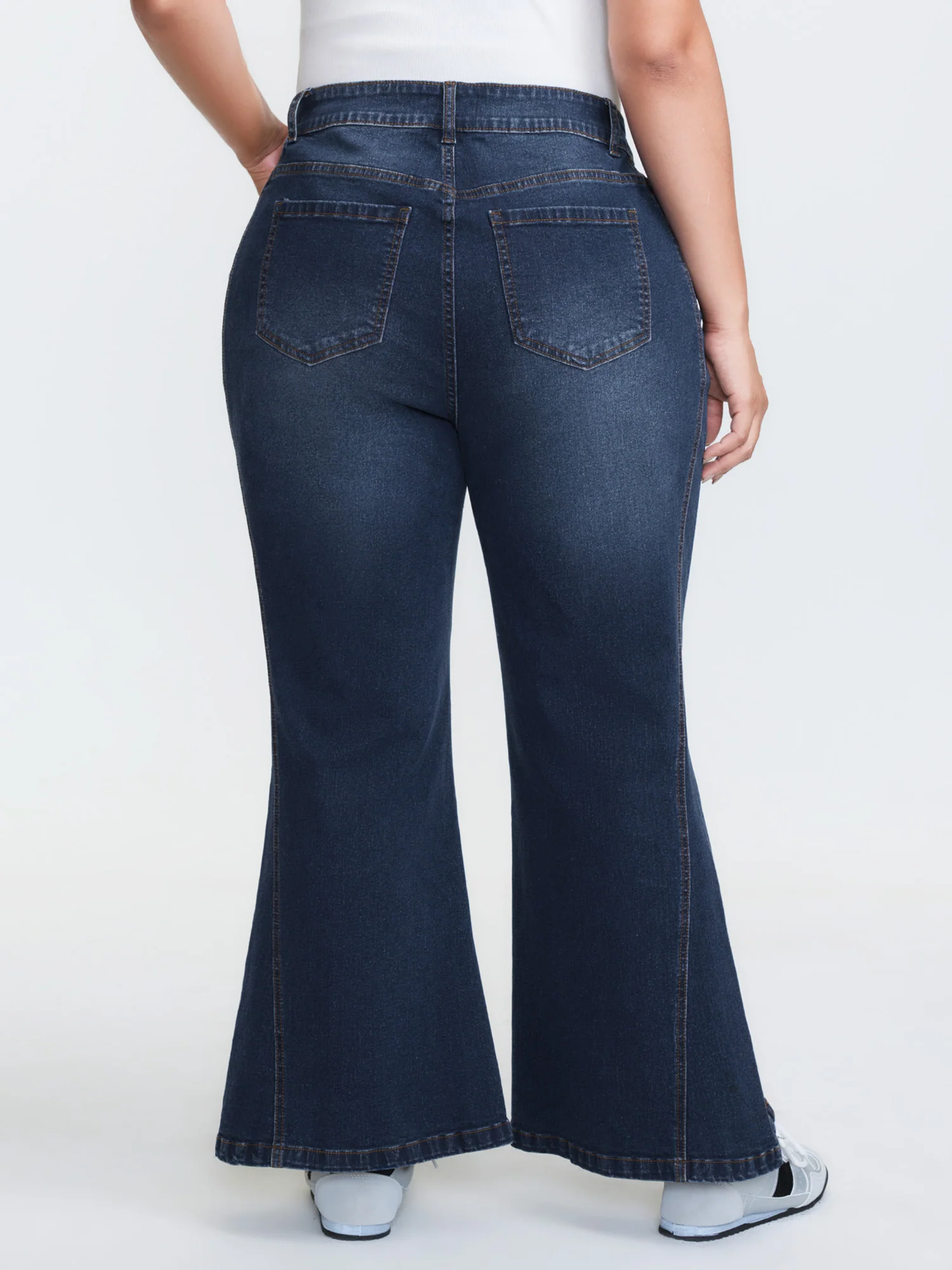 Thigh-Friendly High-Rise Flare Jeans - Image 5