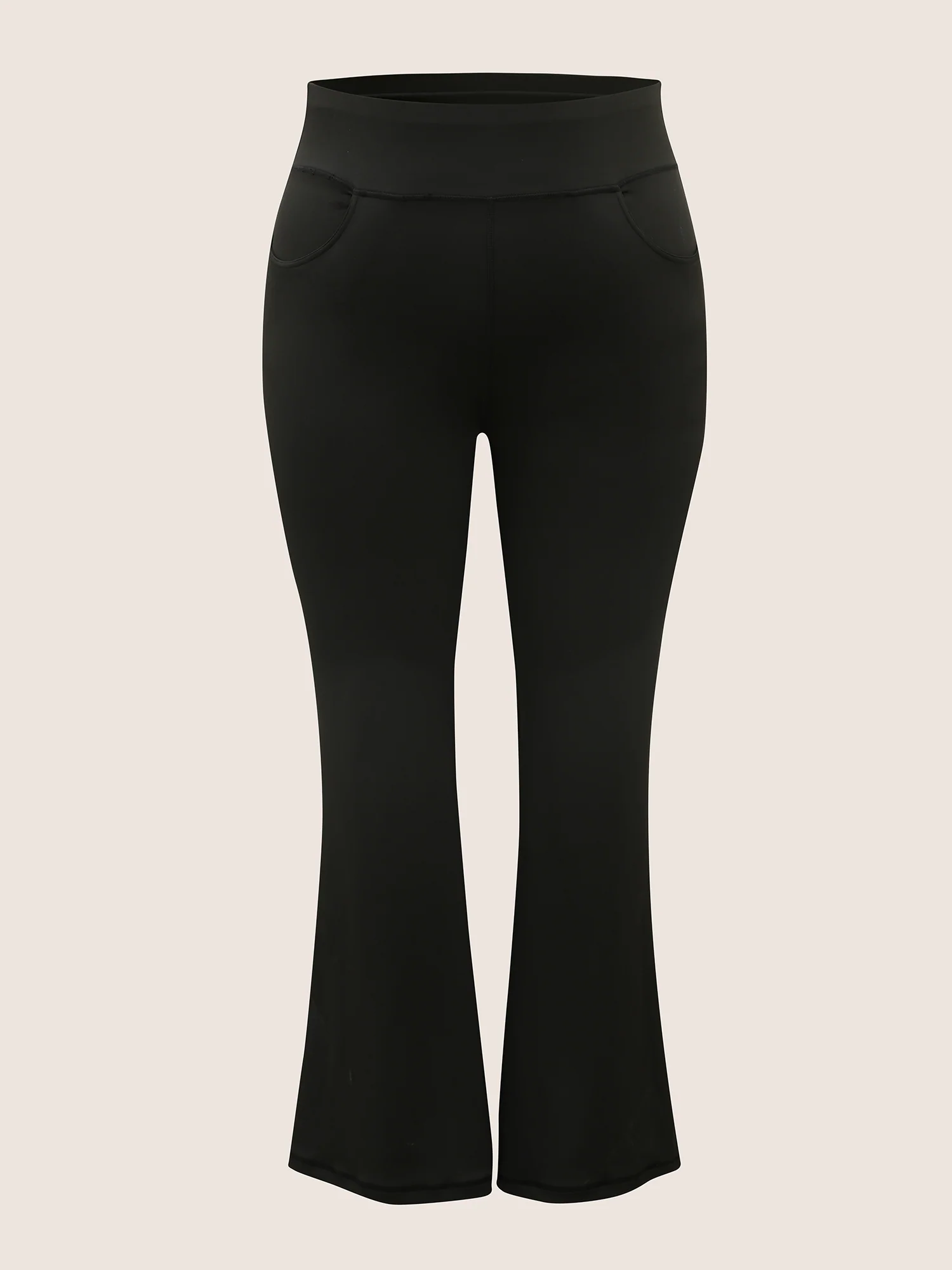 Mid Rise High Stretch Bootcut Leggings - Image 7