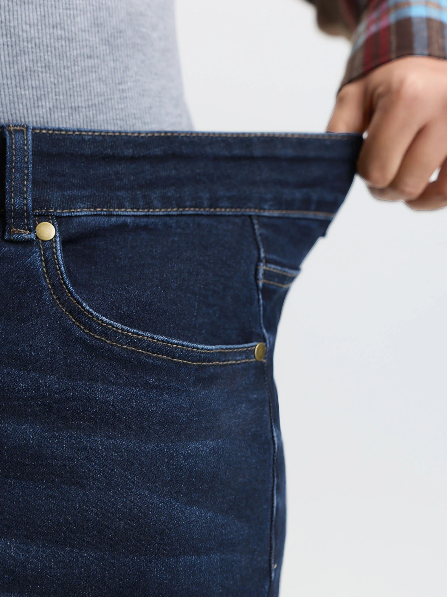 Floral Folded Hem Cropped Skinny-Fit Jeans - Image 5