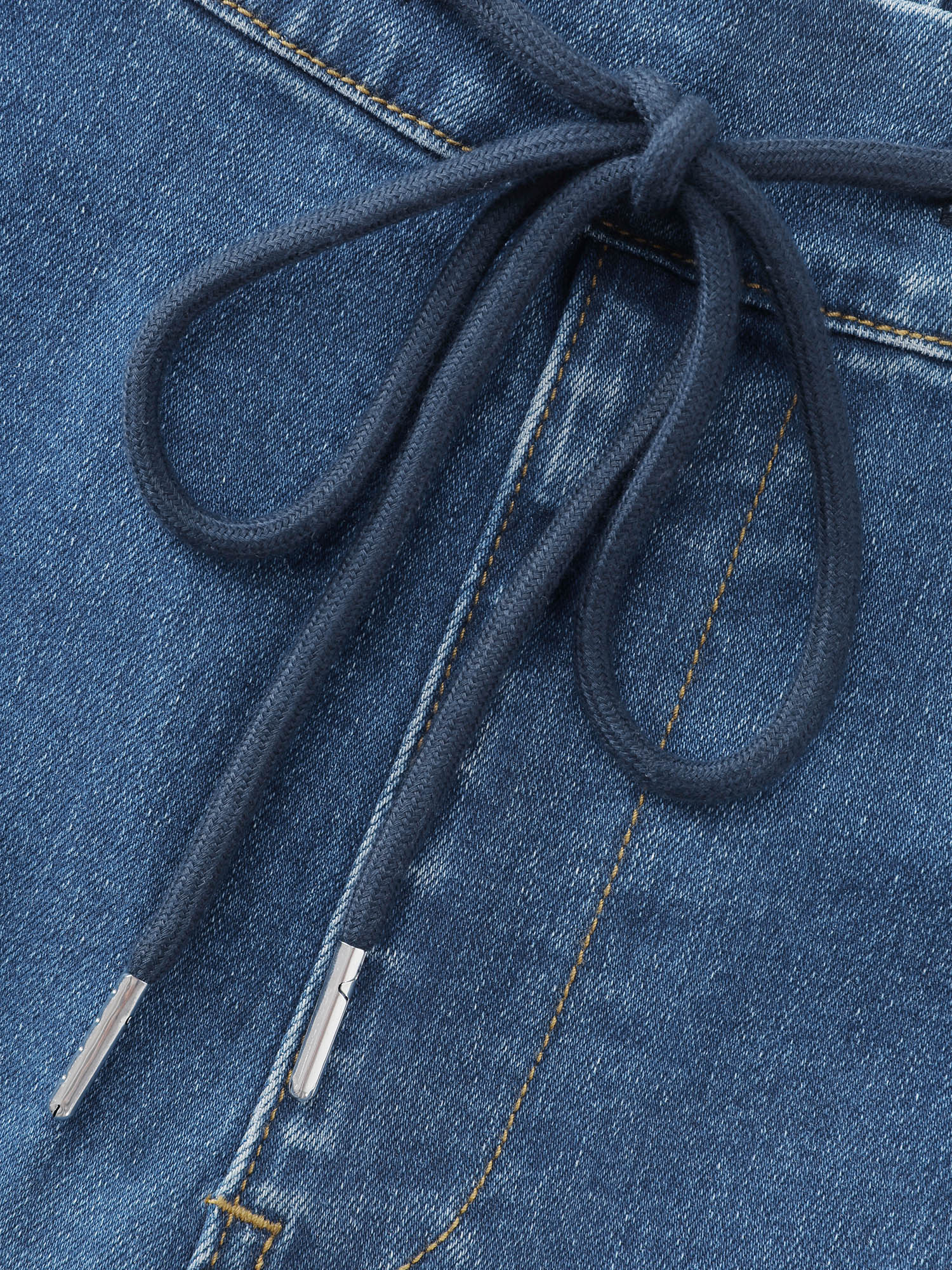 Pull-On High Rise Cropped Boyfriend Jeans - Image 7
