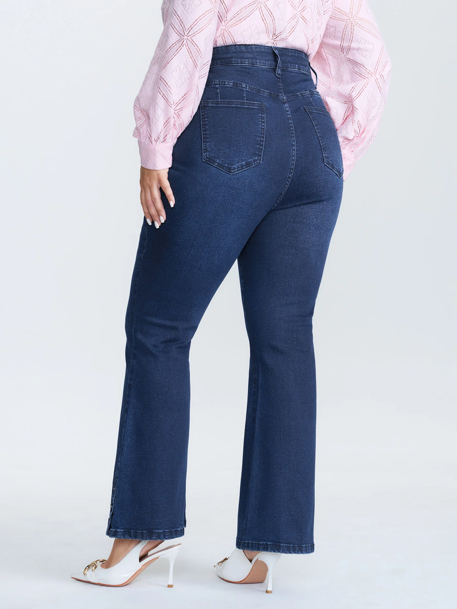 Hip Sculpting High-Rise Flare Jeans - Image 6