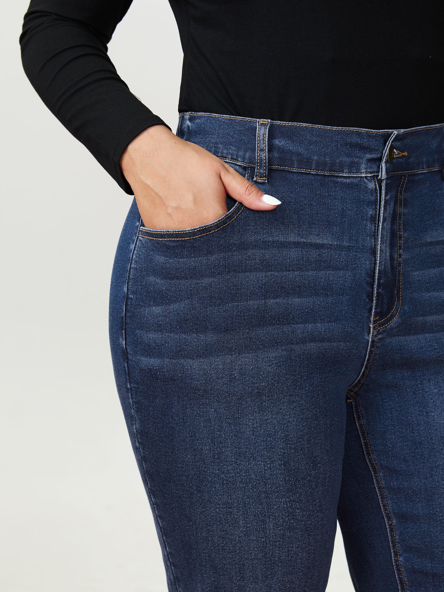 Thigh-Friendly High-Rise Straight-Leg Jeans - Image 3