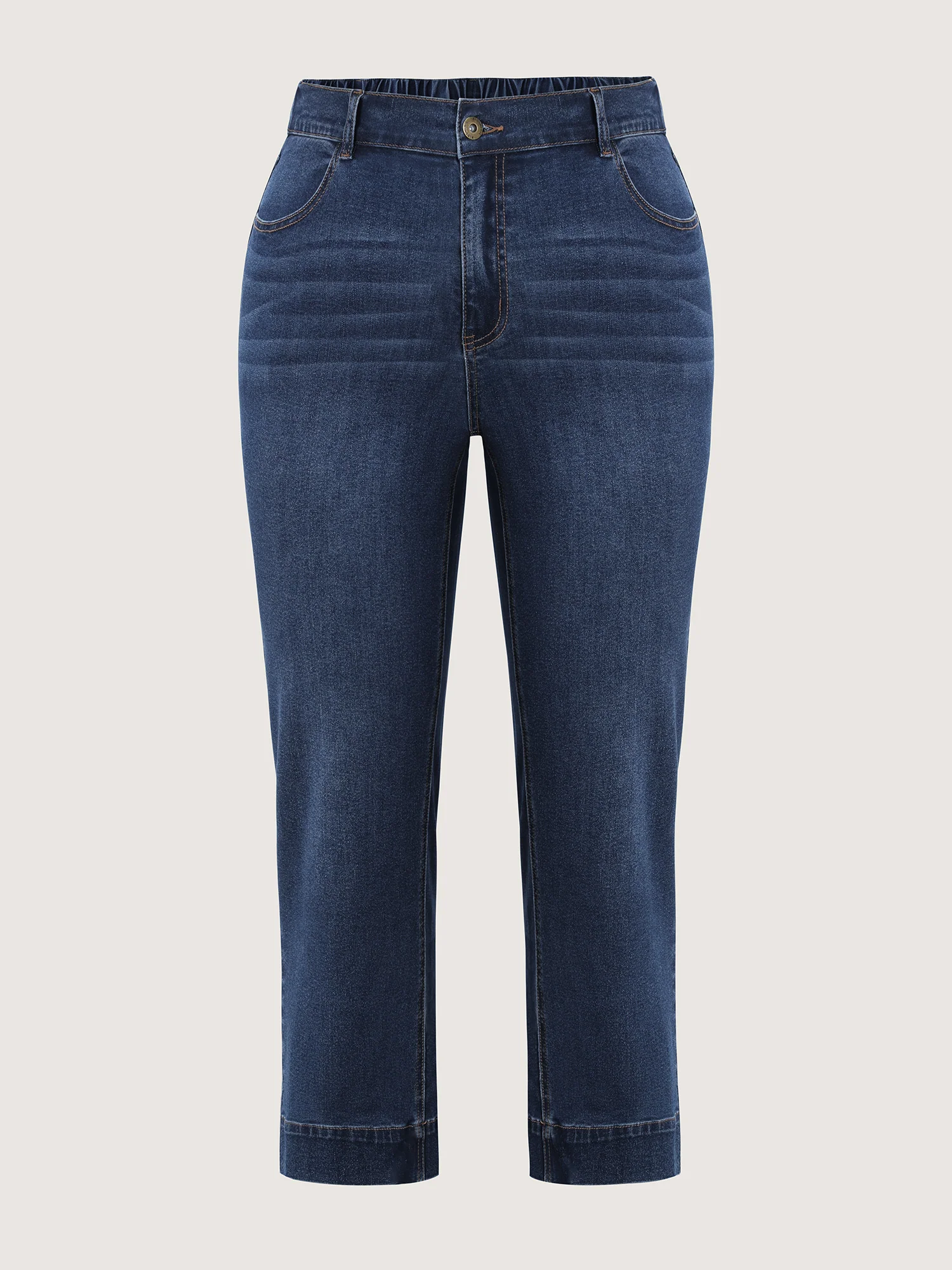 Thigh-Friendly High-Rise Straight-Leg Jeans - Image 8