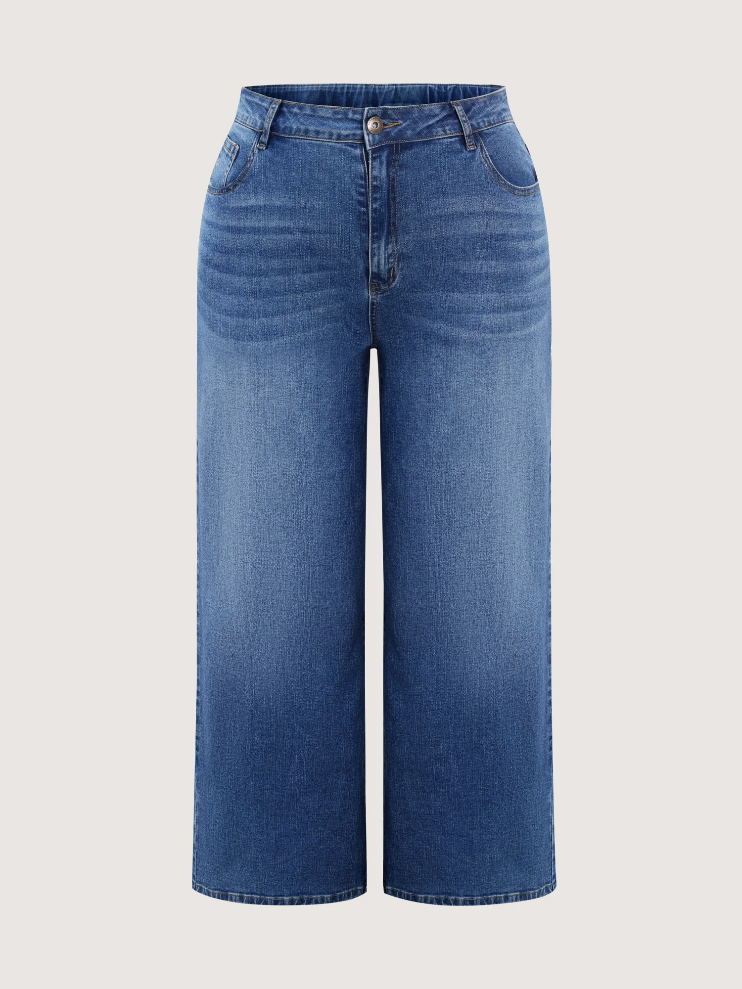 Classic High-Rise Wide-Leg Jeans - Image 8