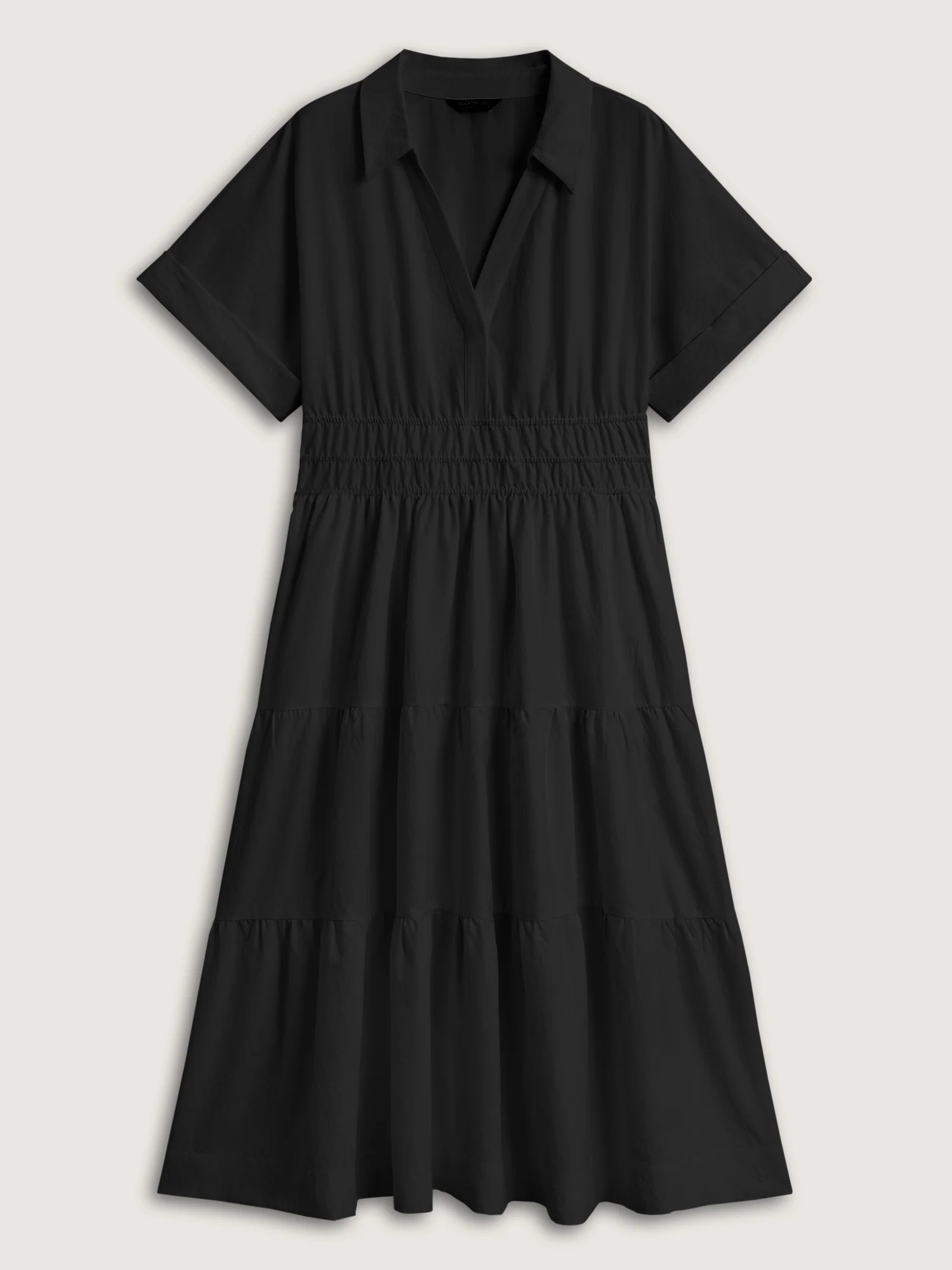 Midfield Tiered Midi Shirt Dress - Image 5