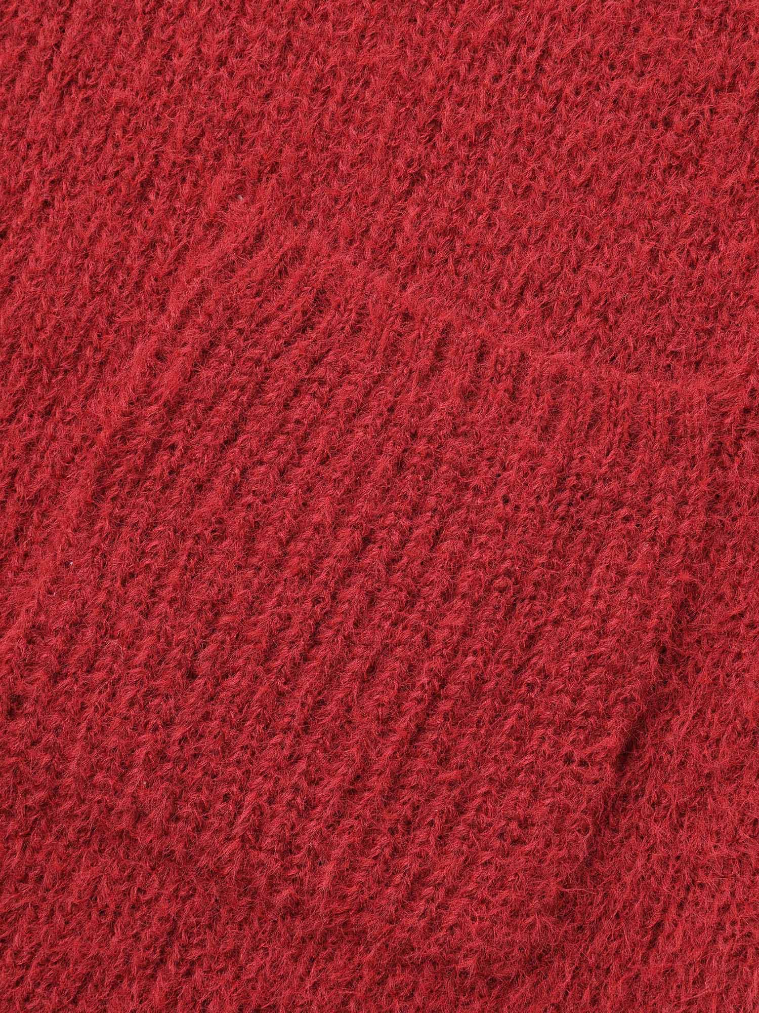 Mink-Hair Feel Pockets Open Front Cardigan - Image 6