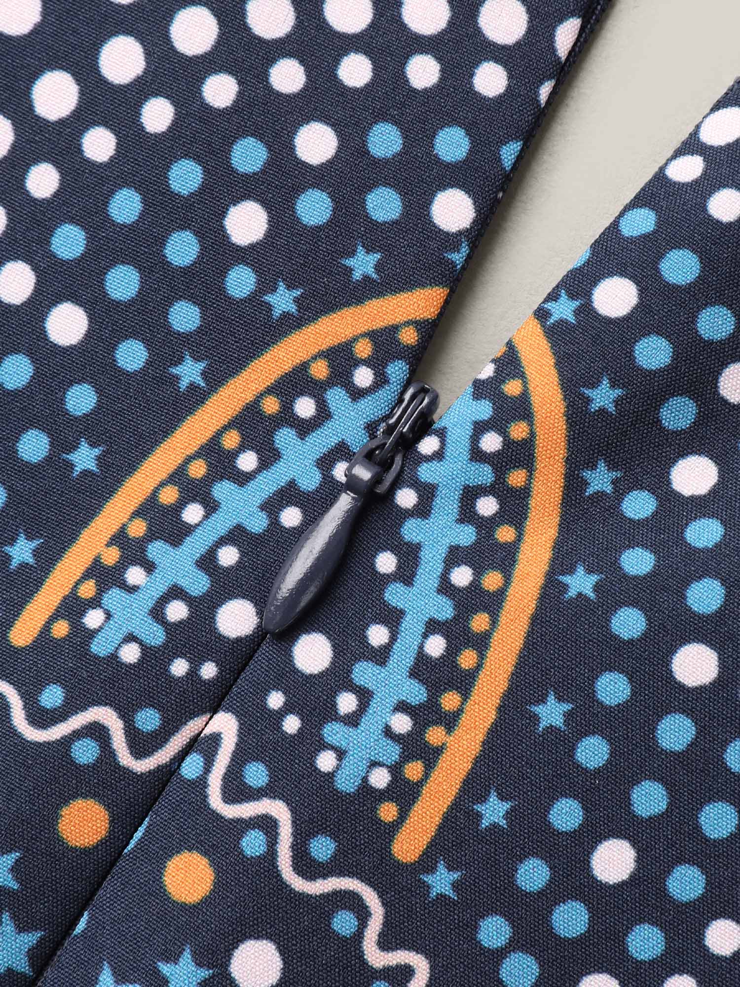 Mixed Ornate Print Pockets Romper - Image 7