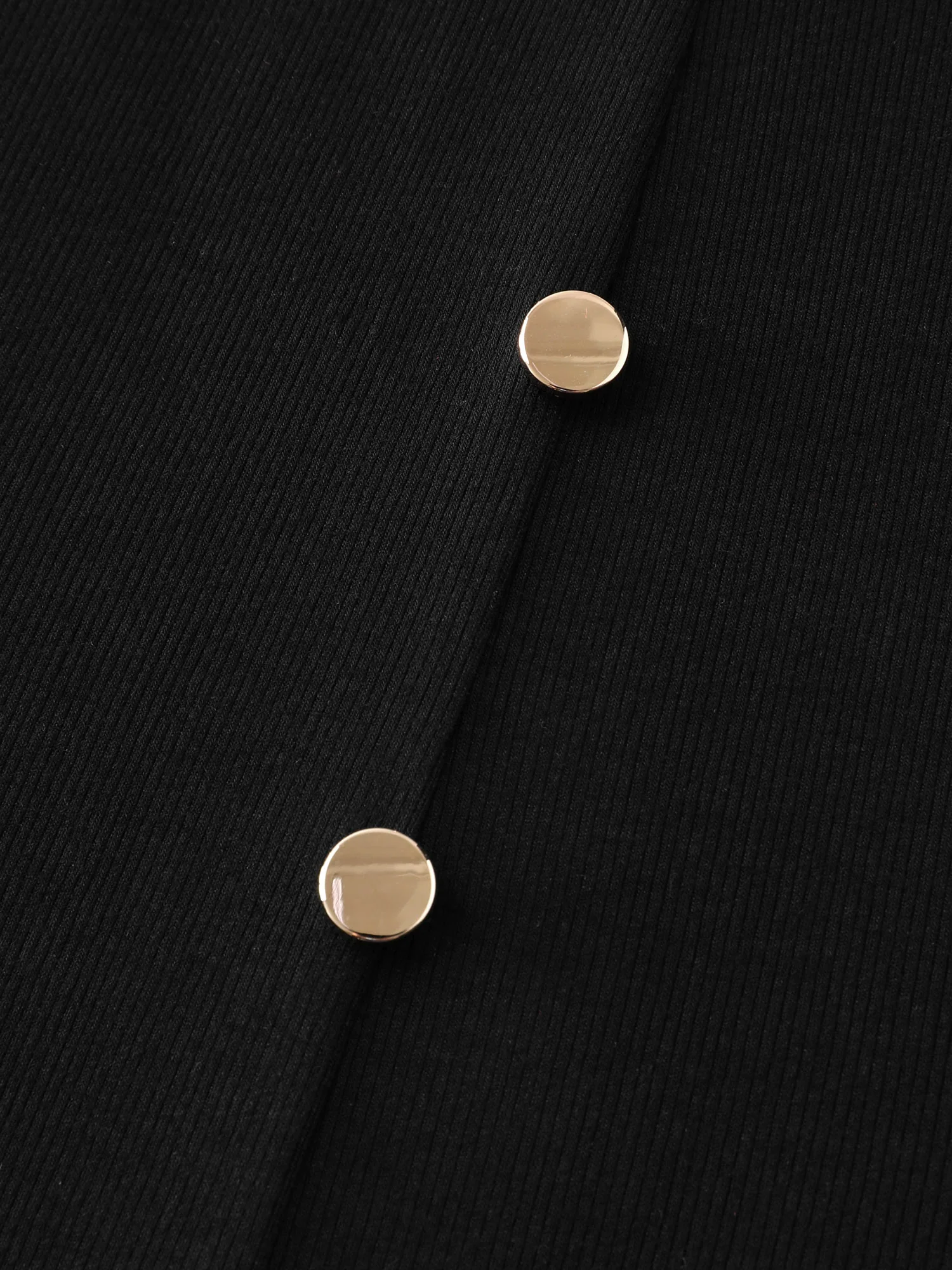 Mock Neck Button Waist-Defining Midi Dress - Image 5