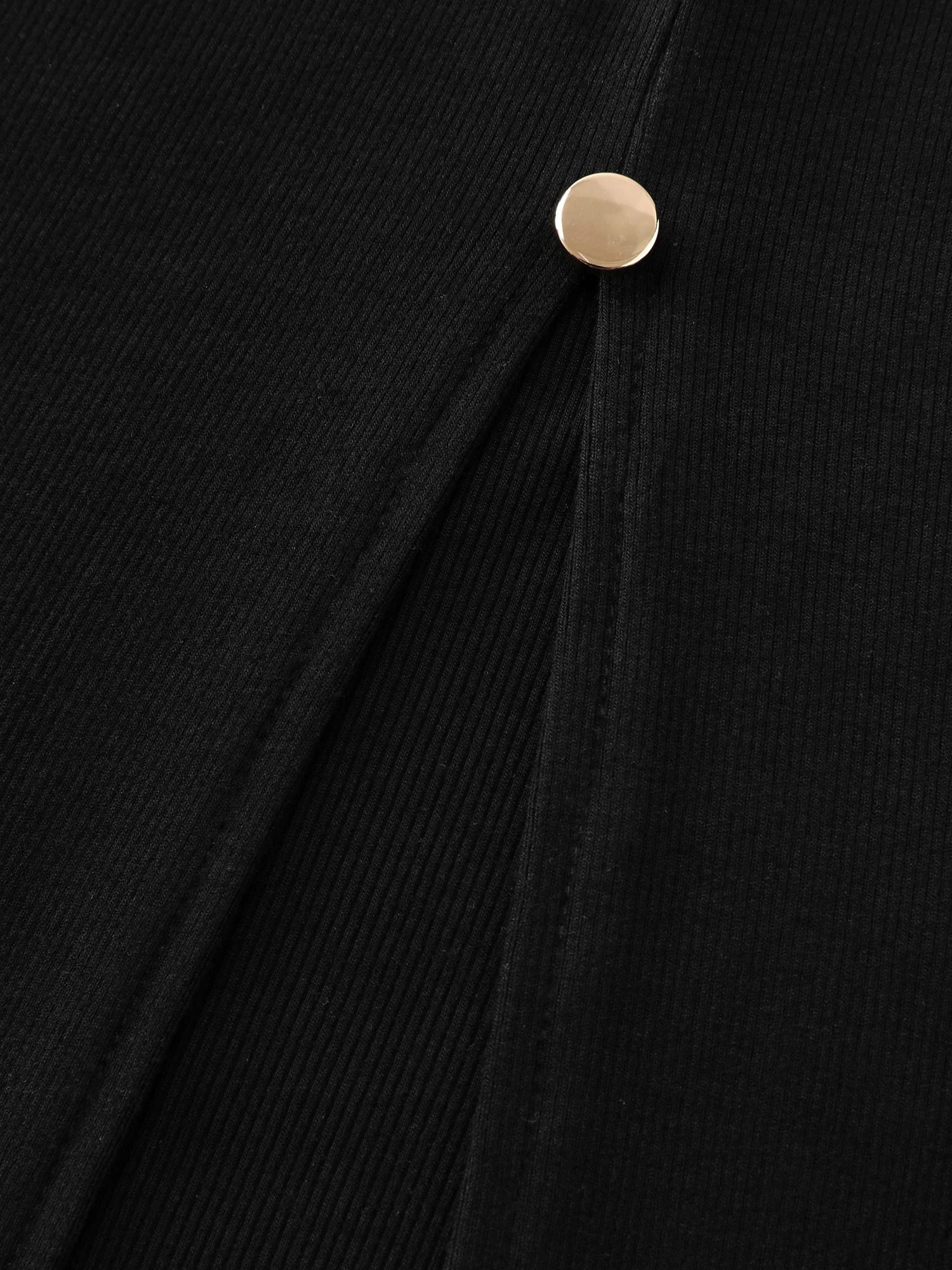 Mock Neck Button Waist-Defining Midi Dress - Image 6