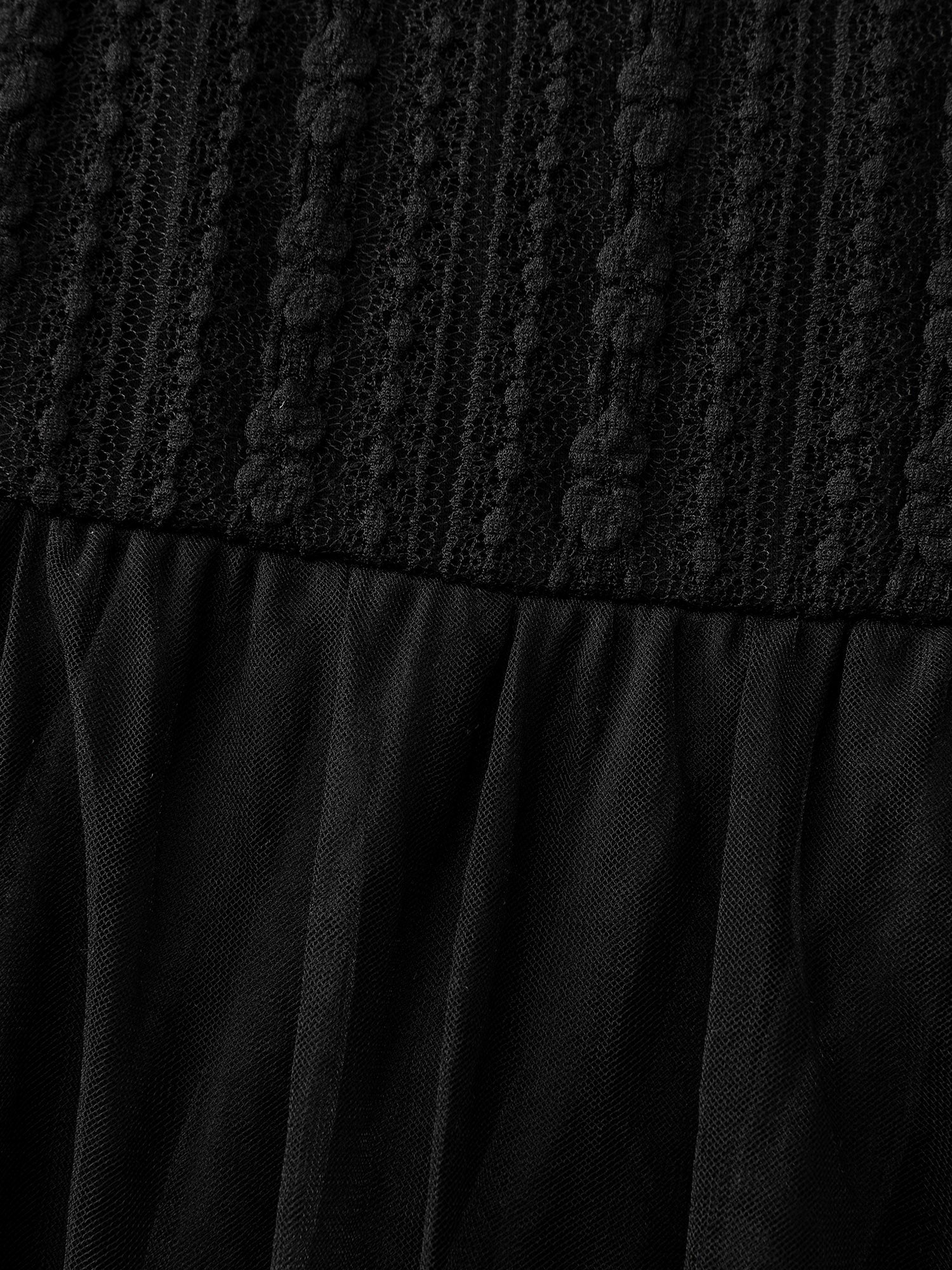 Mock Neck Sheer Stretchy Midi Dress - Image 5