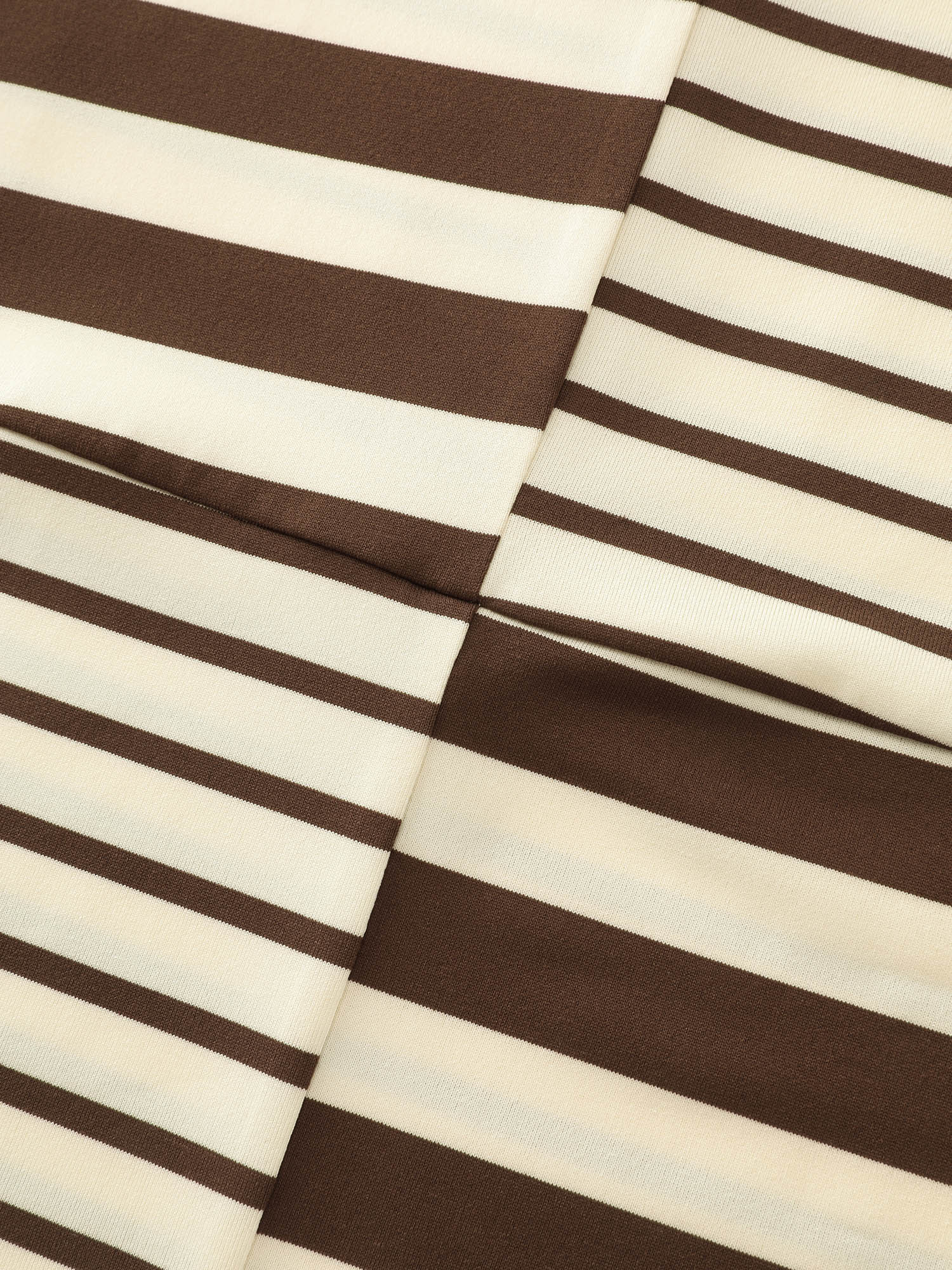 Monochrome Stripe Round Neck T-Shirt - Image 6