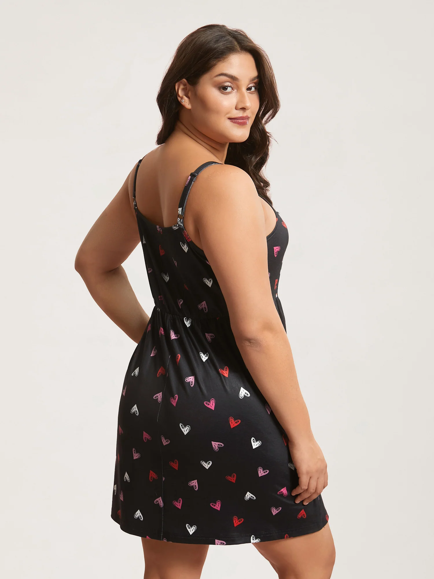 Sweet Dreams Multi-Color Lace Neckline Nightgown - Image 5