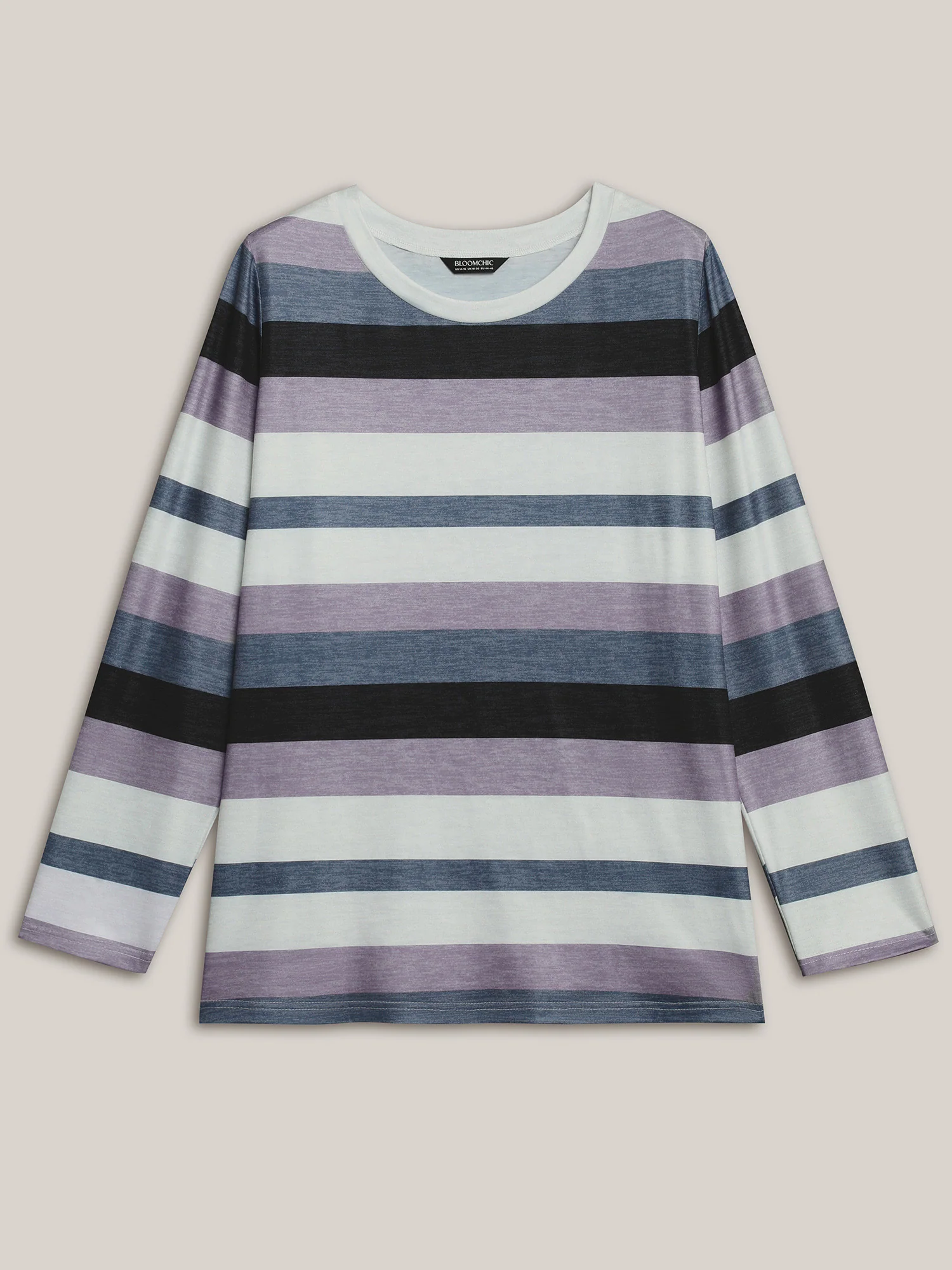Multi-Color Stripes Stretchy T-Shirt - Image 6