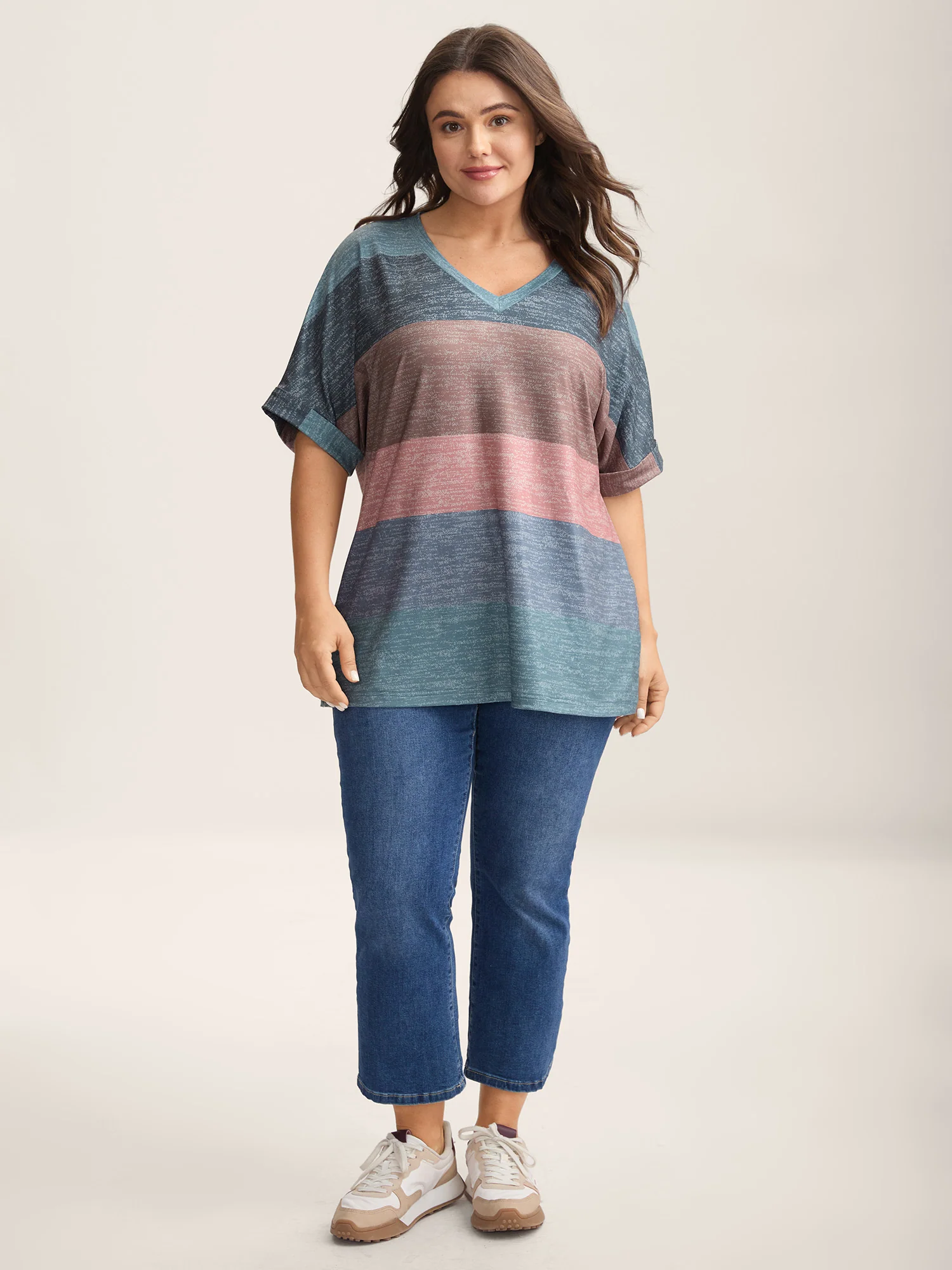 Multi-Color Summer Stripes T-Shirt - Image 3