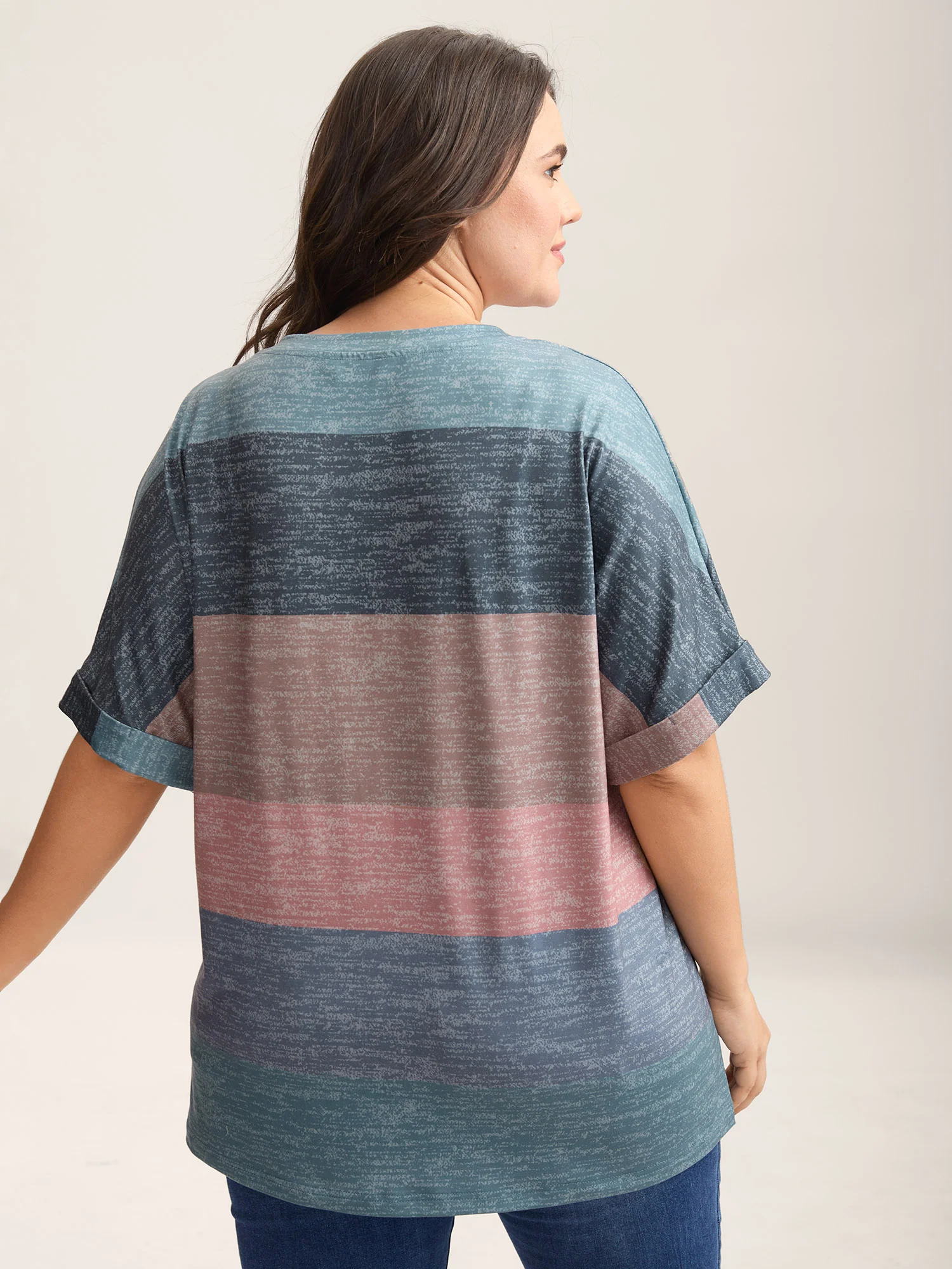 Multi-Color Summer Stripes T-Shirt - Image 4