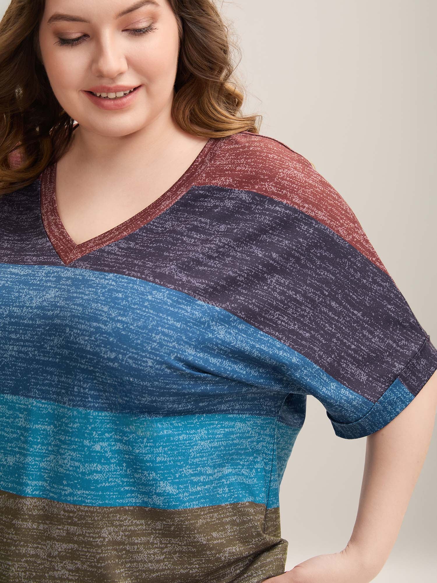 Multi-Color Summer Stripes T-Shirt - Image 6