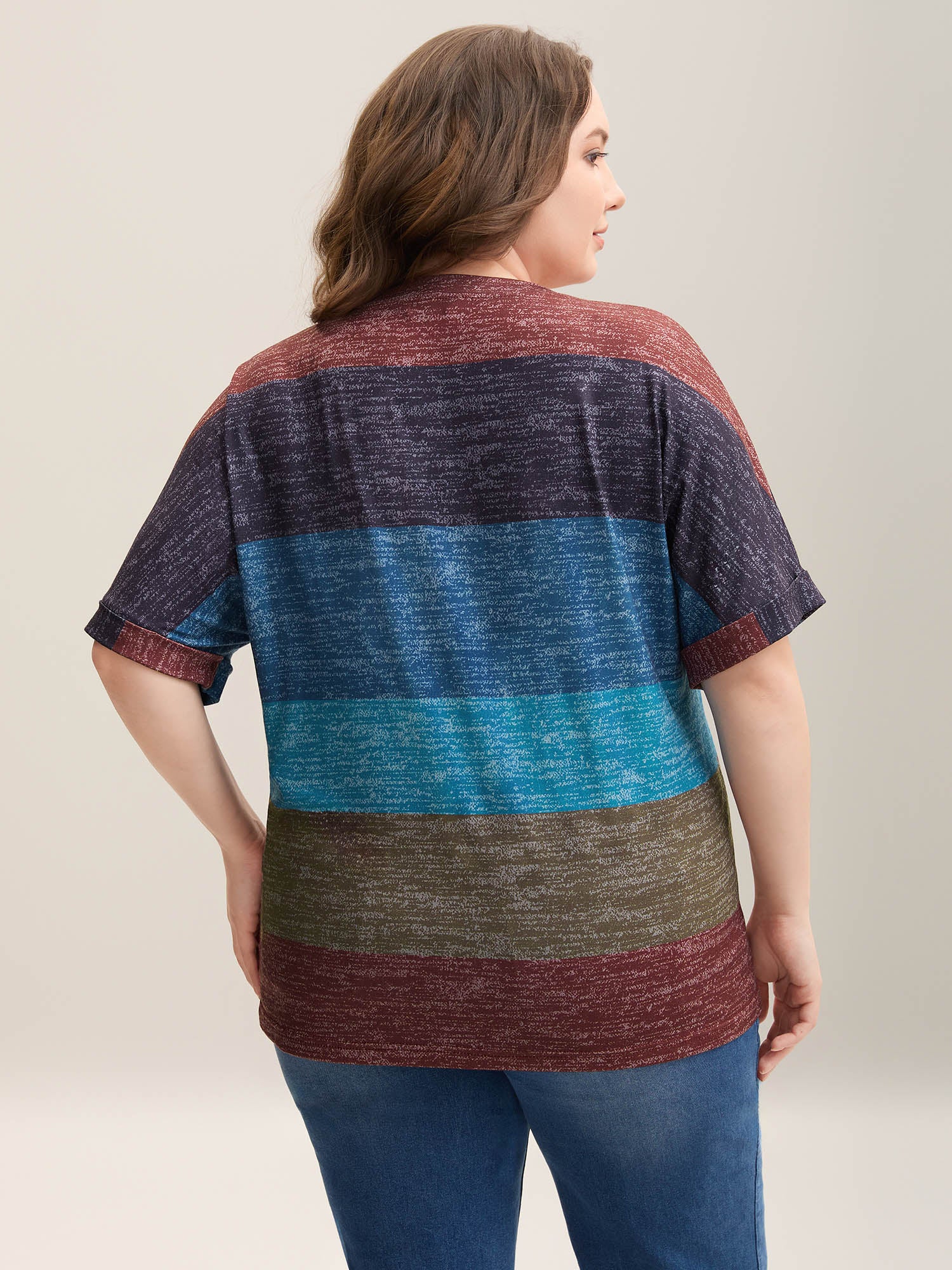 Multi-Color Summer Stripes T-Shirt - Image 8