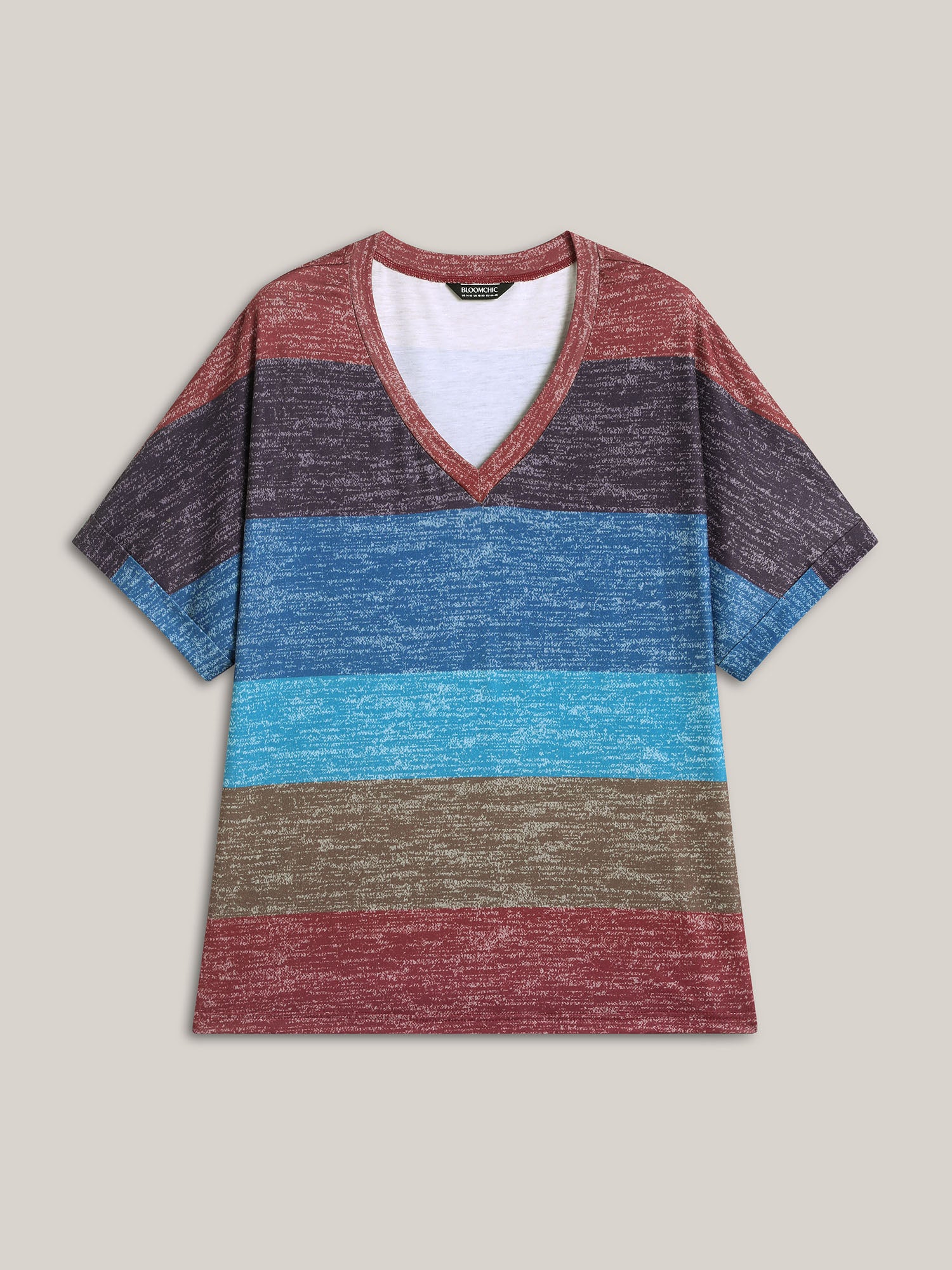 Multi-Color Summer Stripes T-Shirt - Image 9
