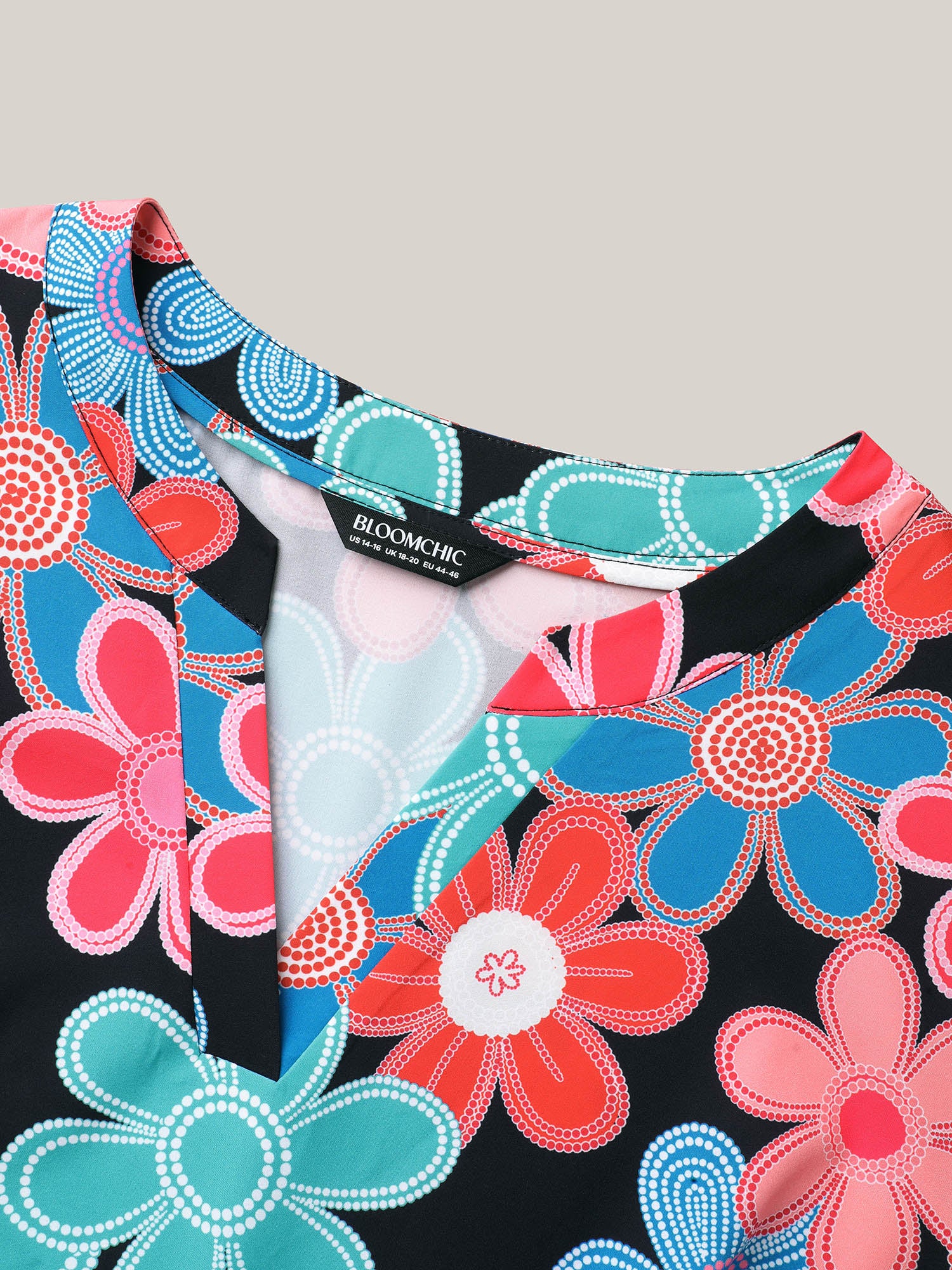 Multicolor Floral Fun Print Shirt - Image 6