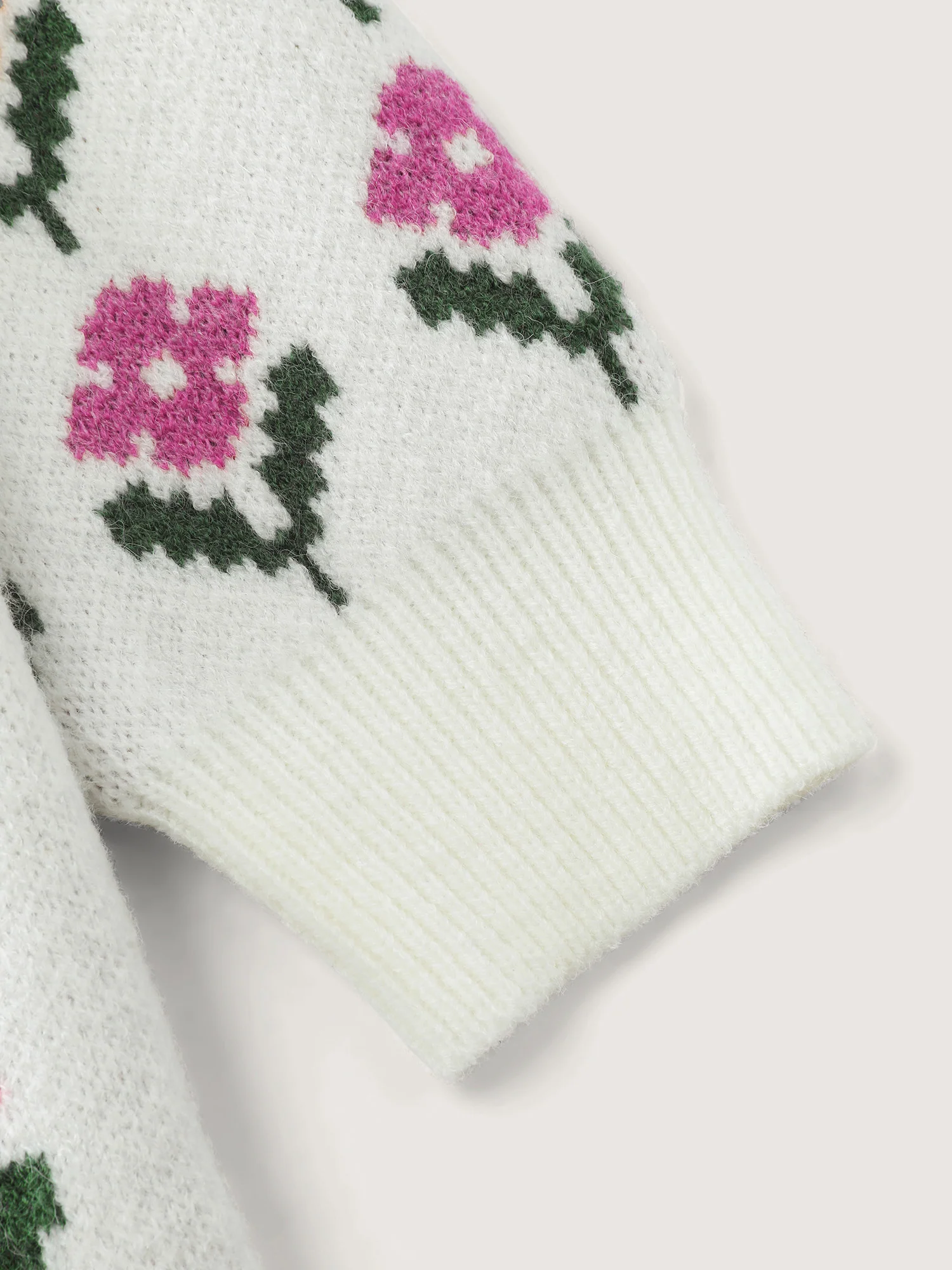 Multicolor Jacquard Pattern Pullover - Image 6
