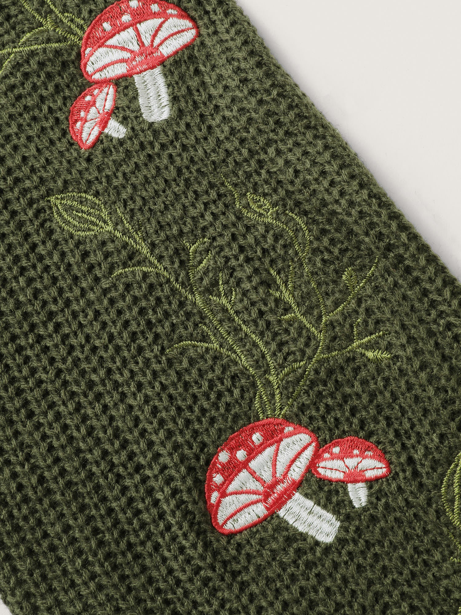Mushroom Halloween Embroidery A-Line Pullover - Image 6
