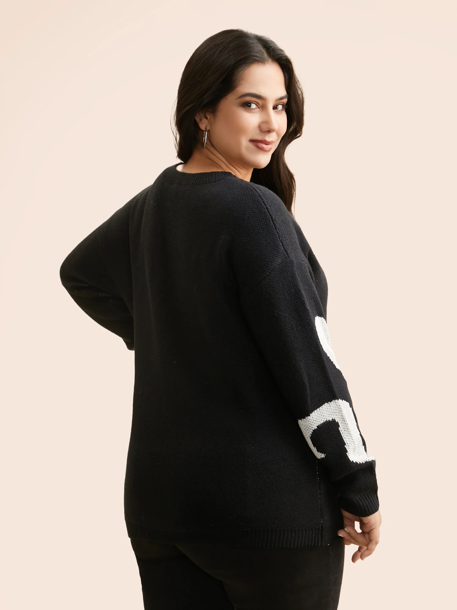 Mystic Cat Knit Crew Neck Pullover - Image 11
