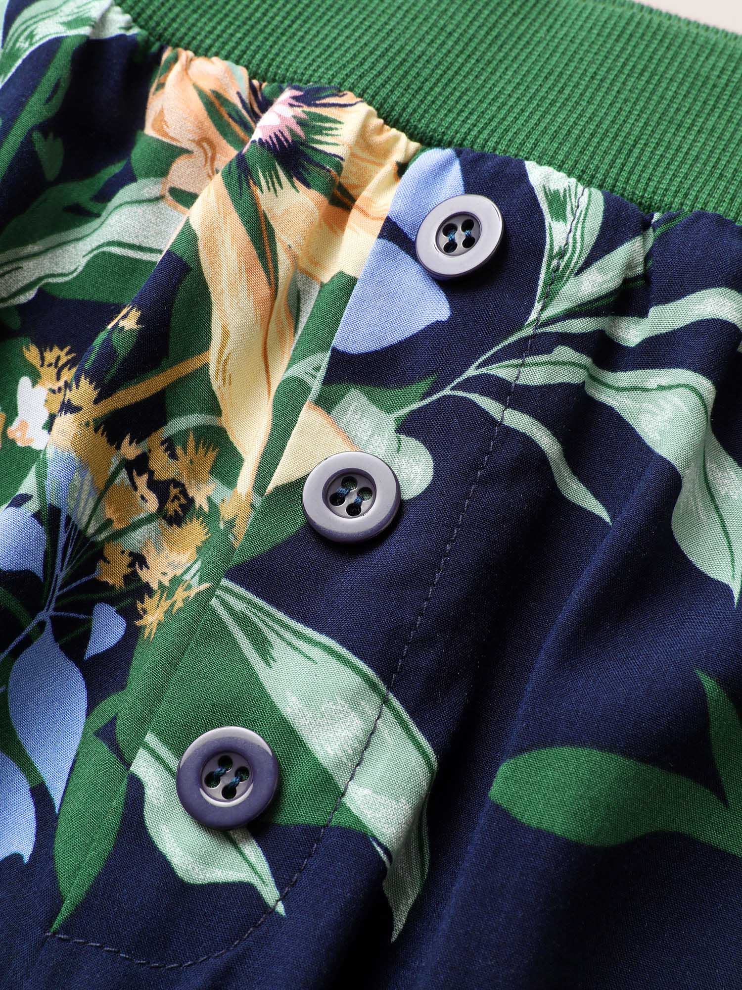Floral Feeling Pockets Rib Knit Pajama Bottoms - Image 5