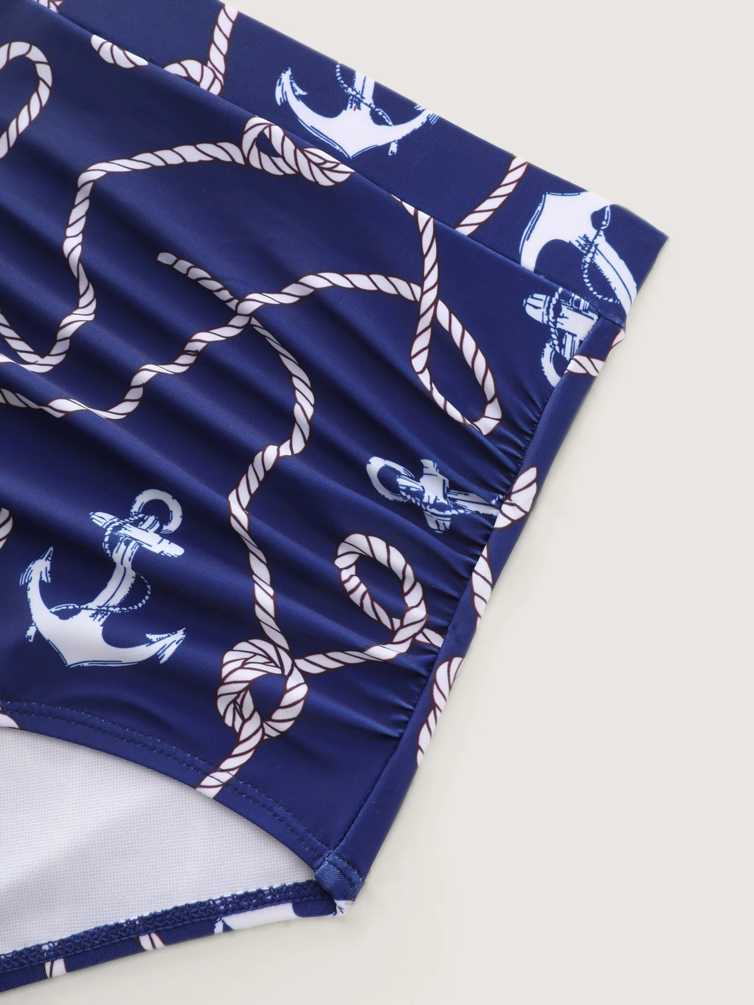 Nautical Anchor Print Bikini Bottoms - Image 6